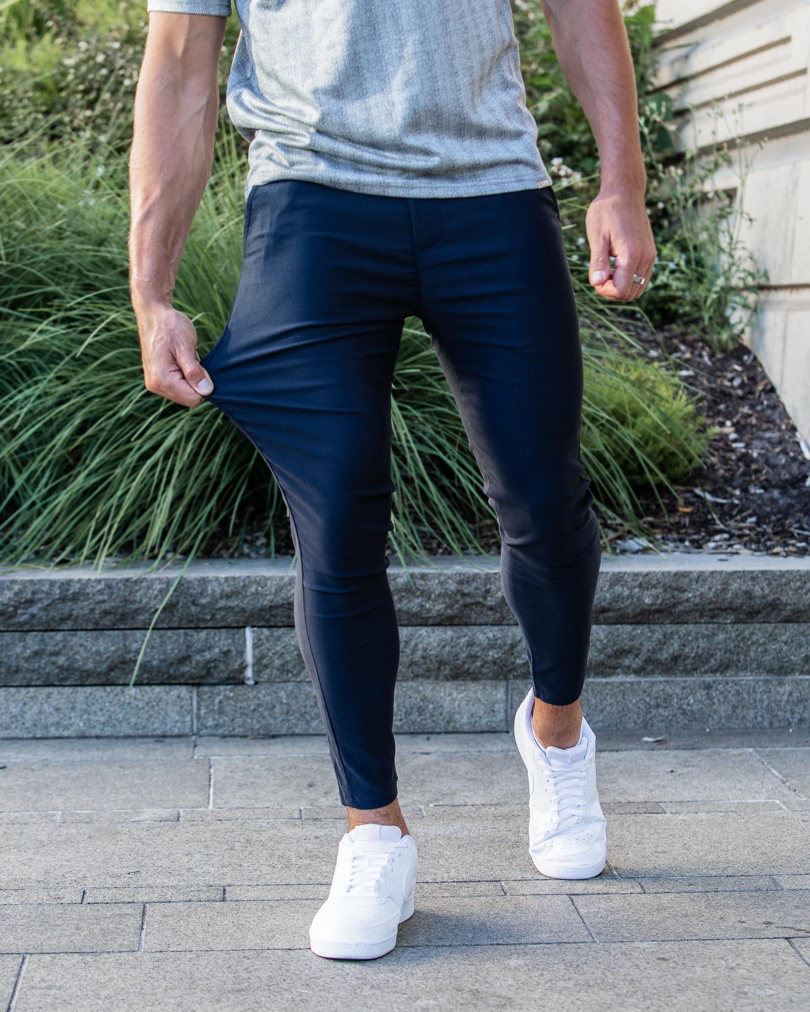 Navy Skinny Fit Chino