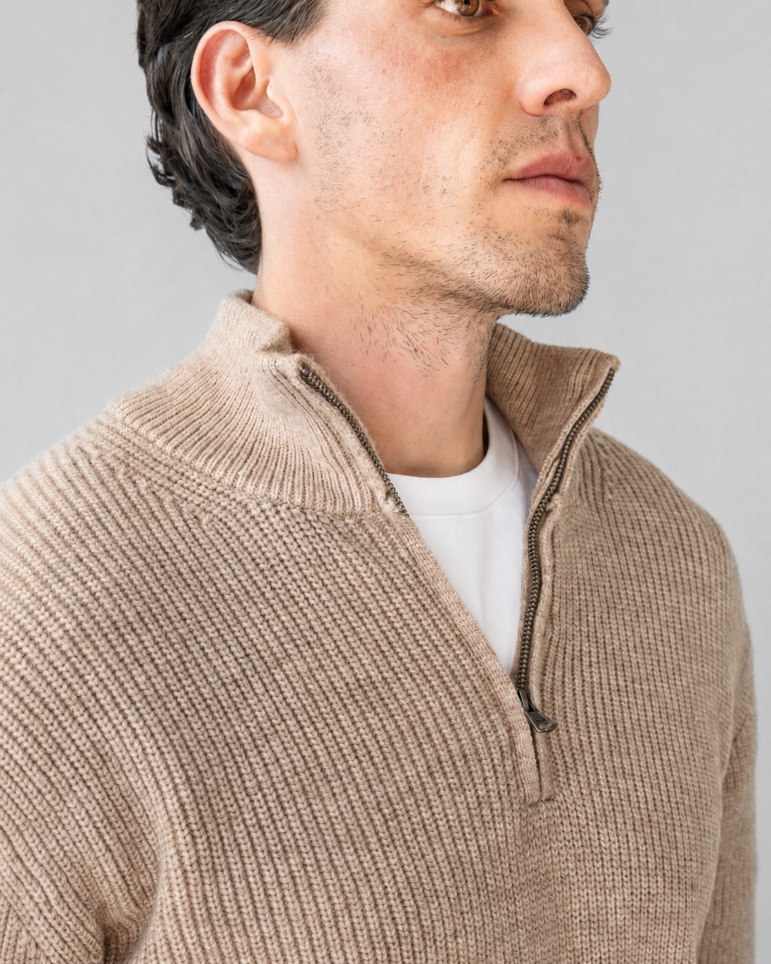 Dust Quarter Zip Knit