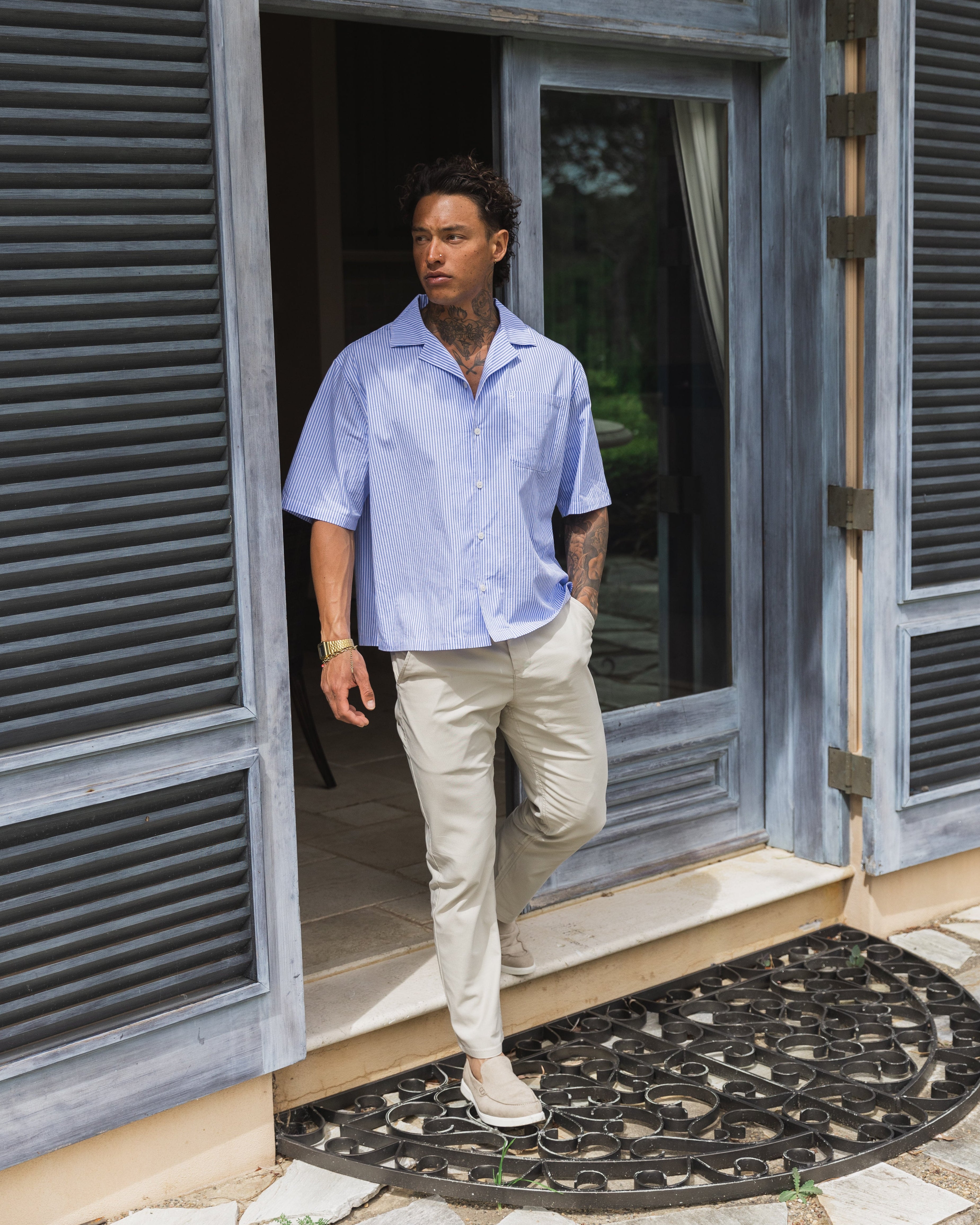 Blue Short Sleeve Shirt