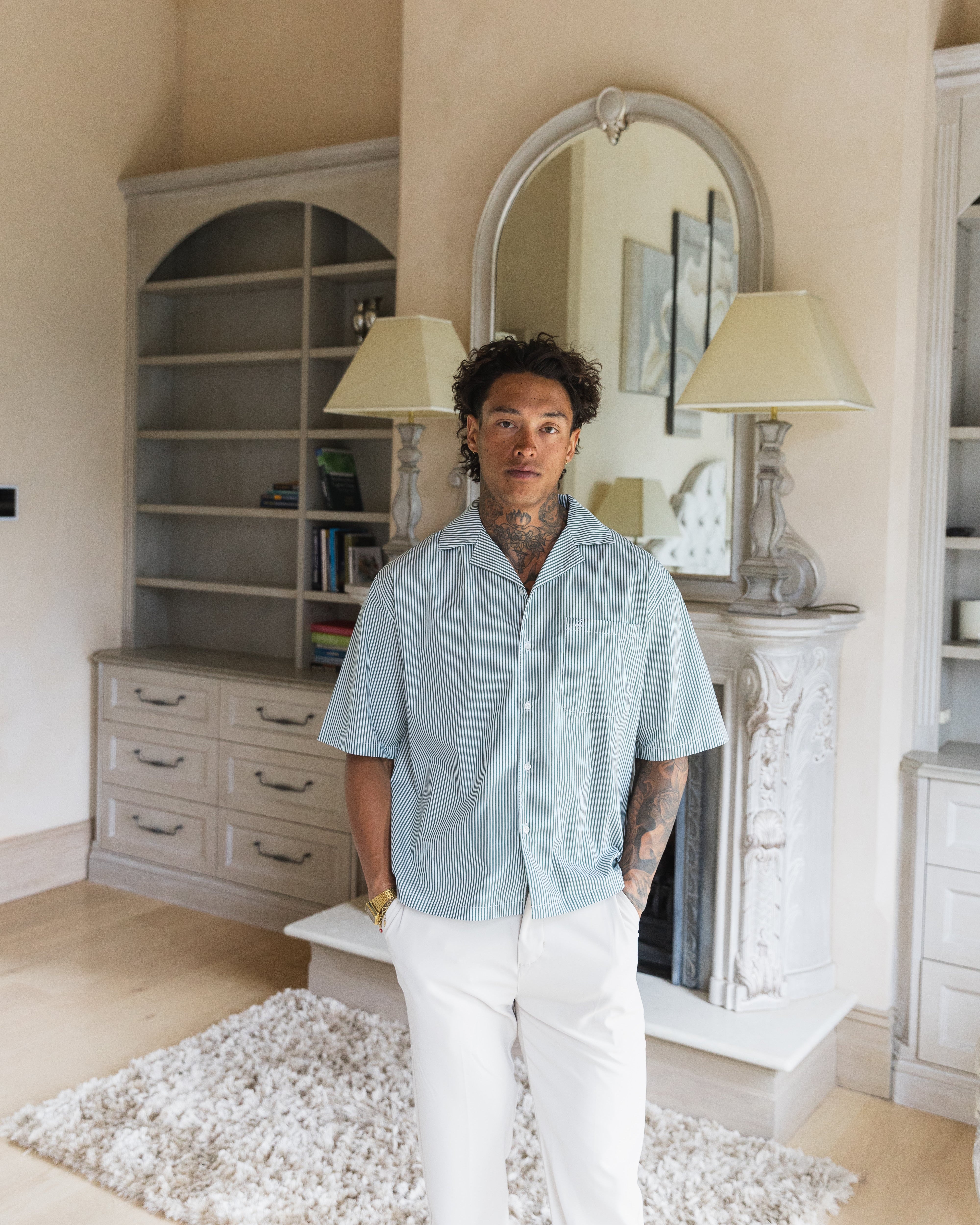 Green Short Sleeve Shirt