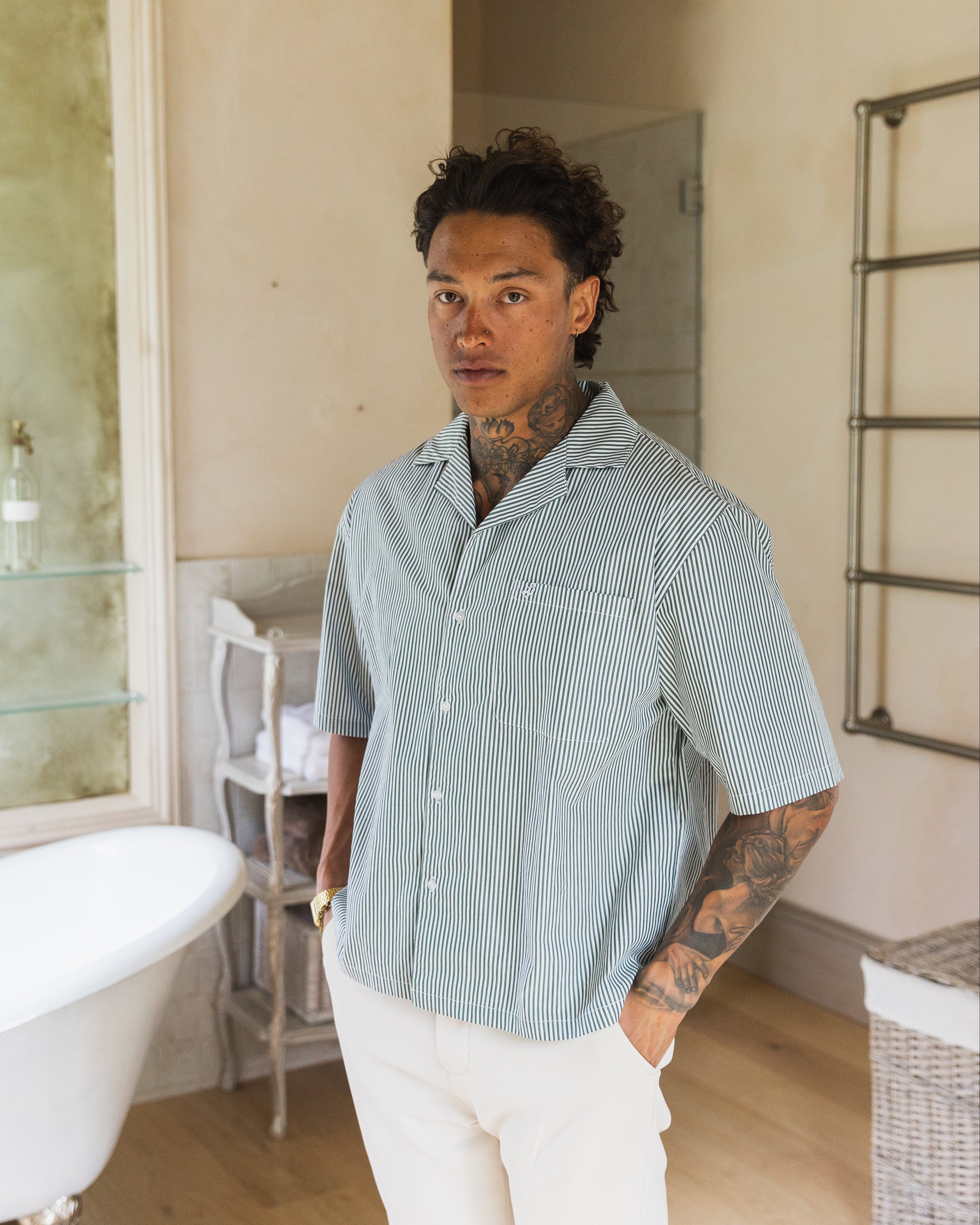 Green Short Sleeve Shirt