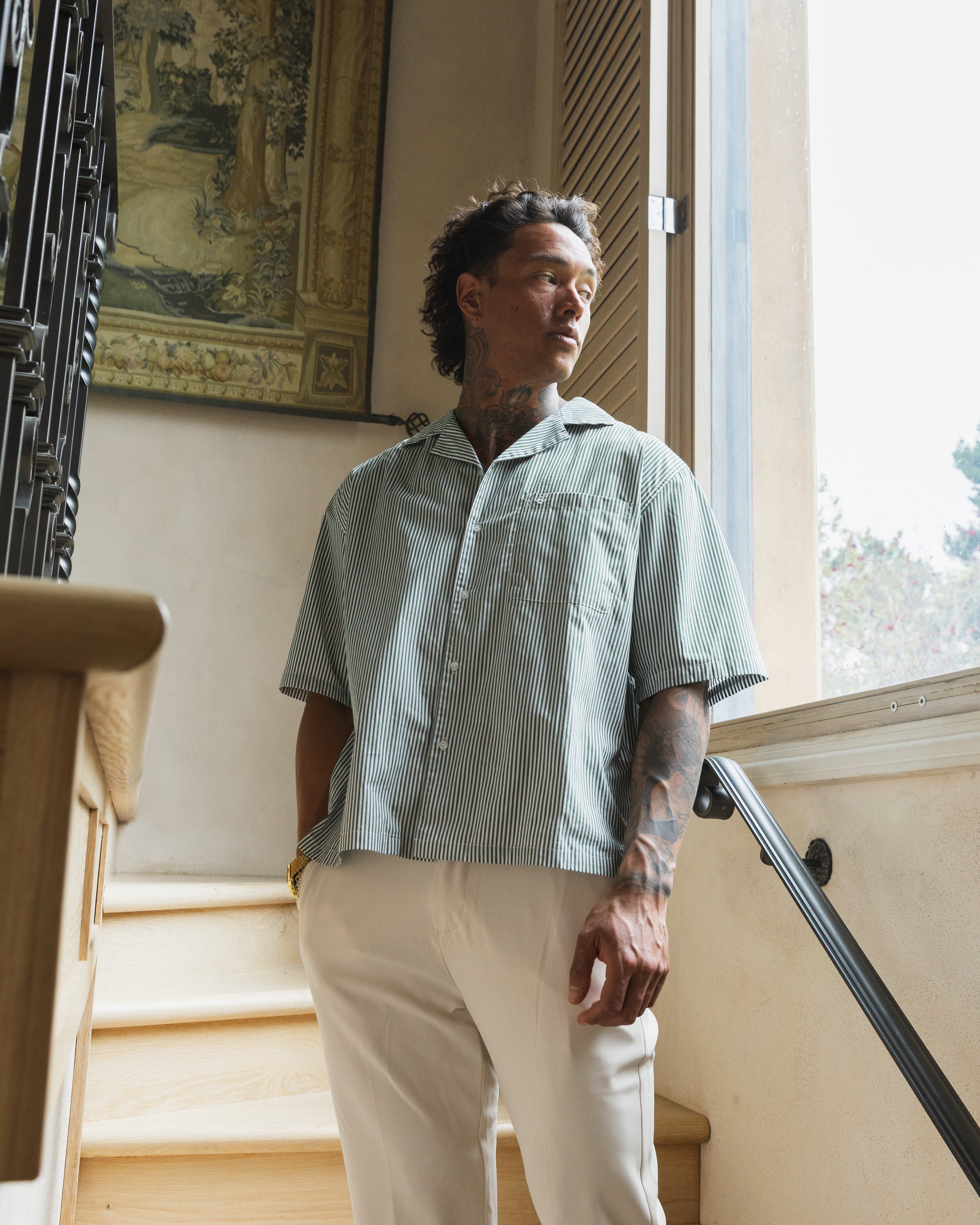 Green Short Sleeve Shirt