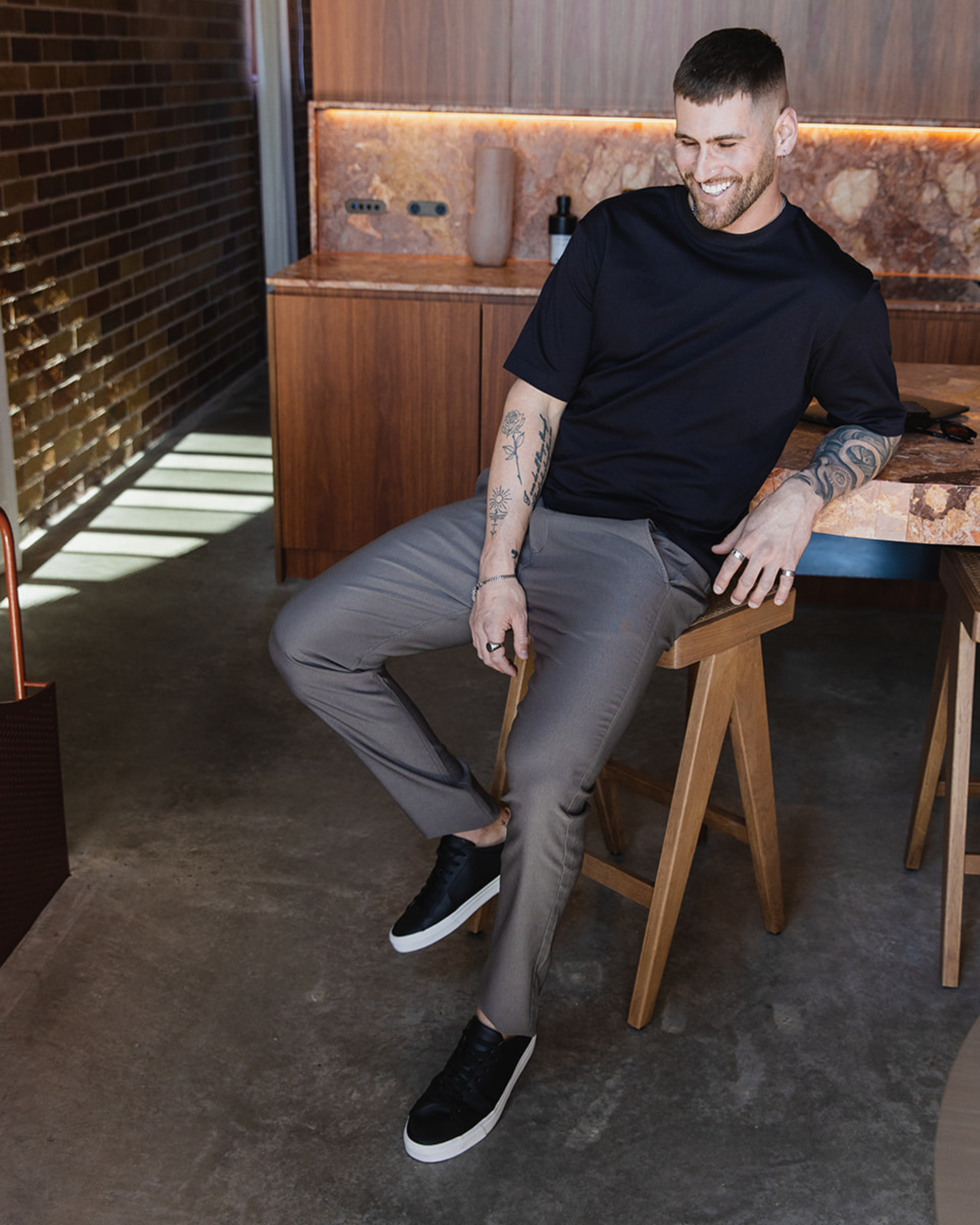 Taupe Slim Fit Chino