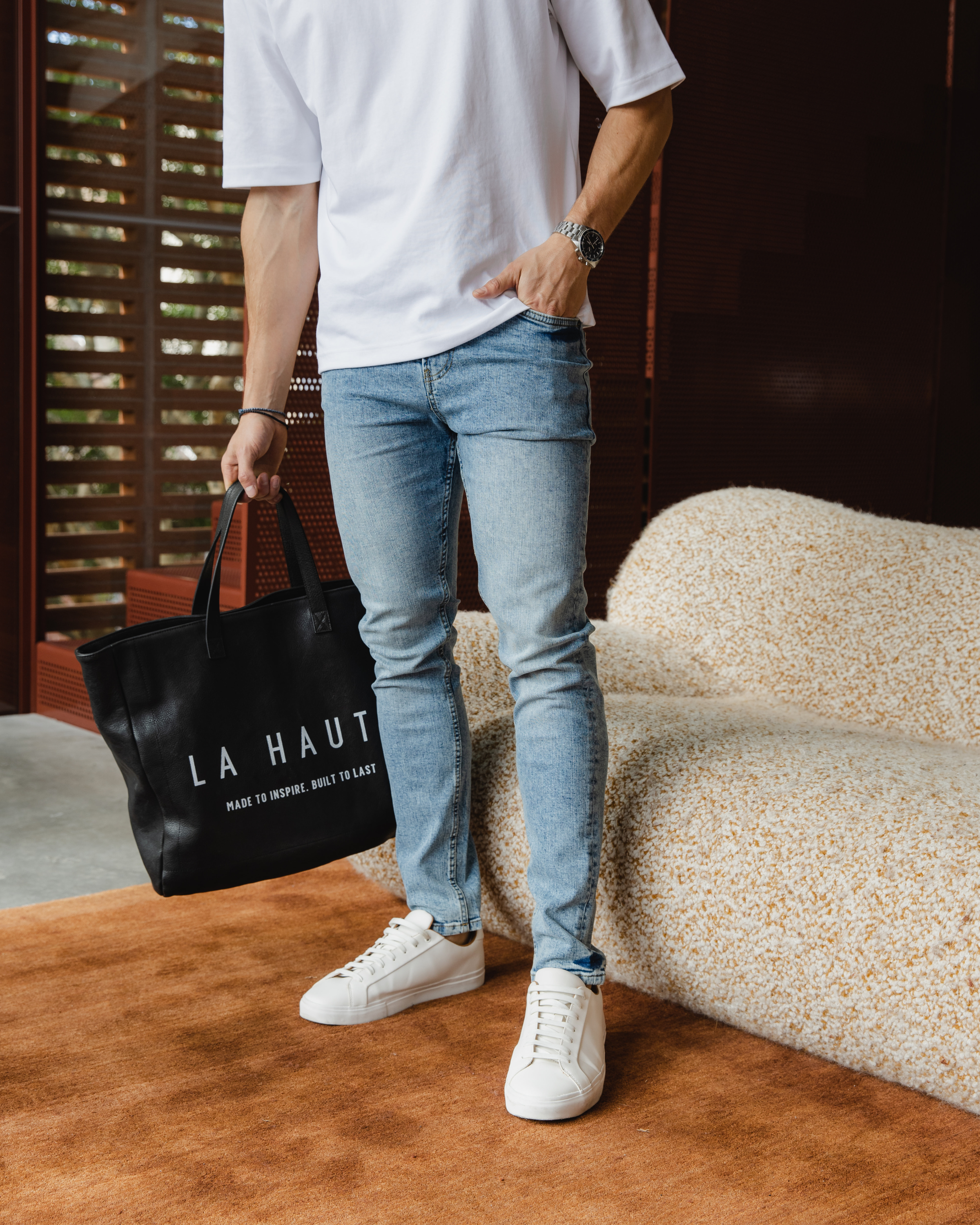 Vintage Blue Slim Fit Jeans
