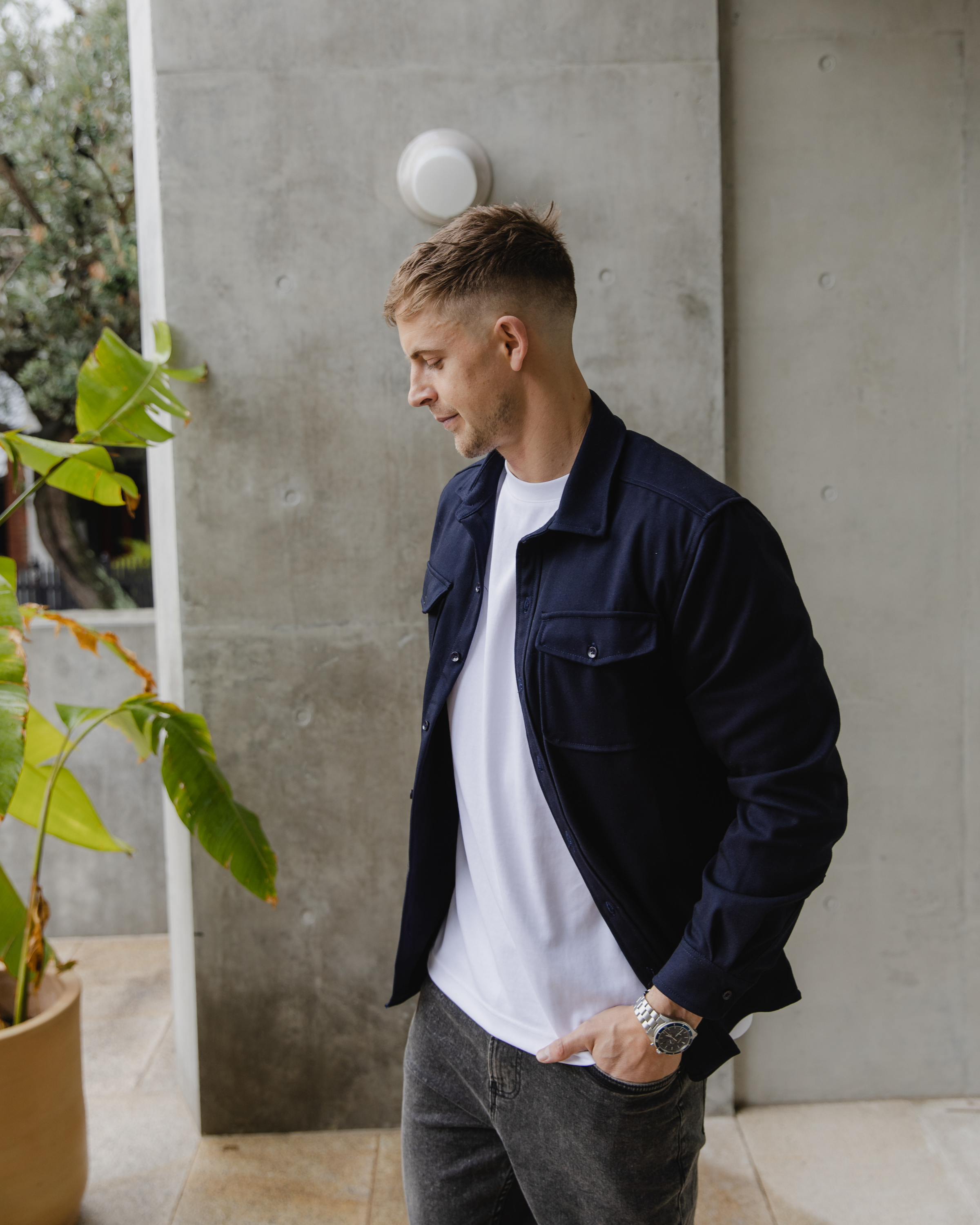 Navy Overshirt