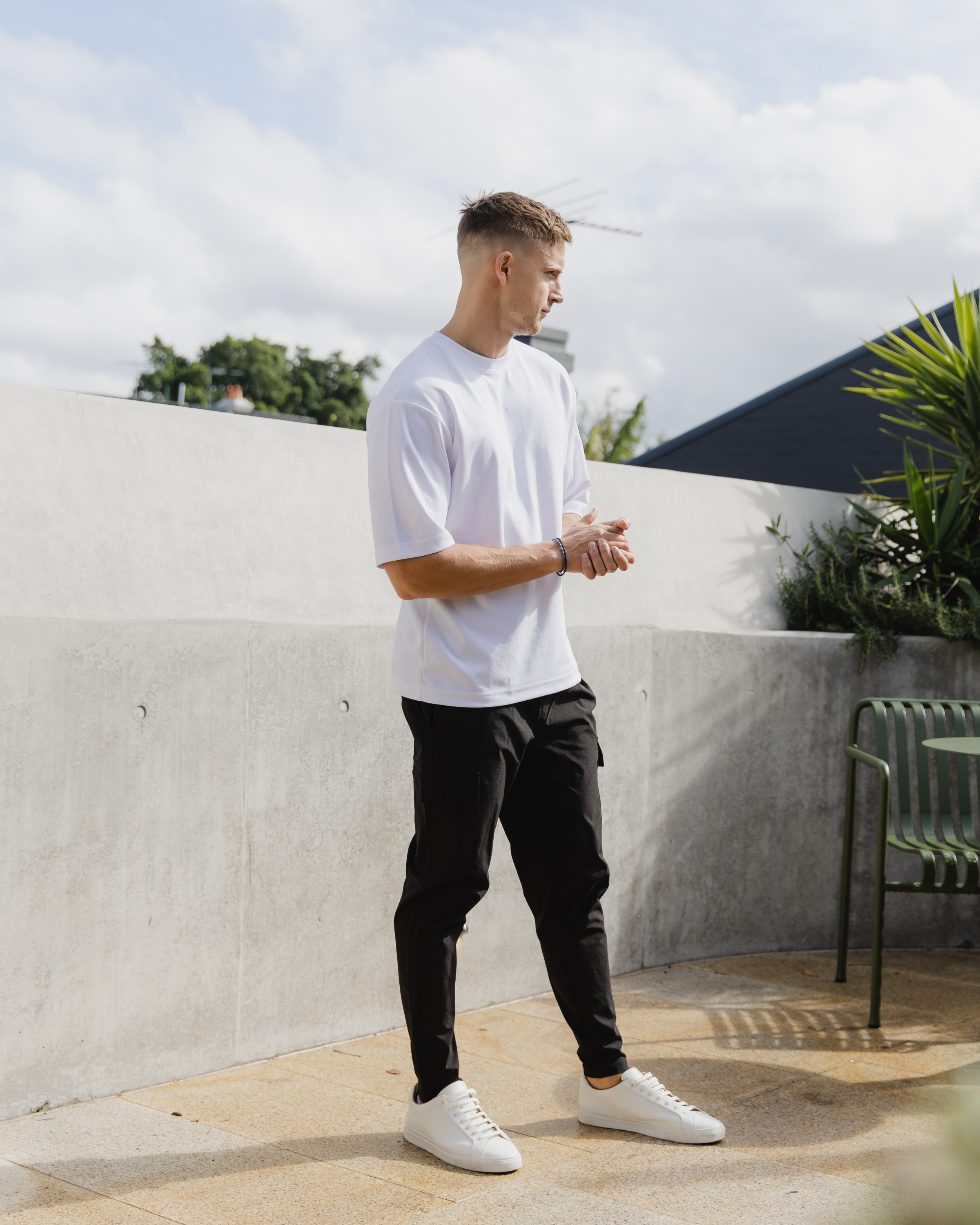 Black Cargo Jogger