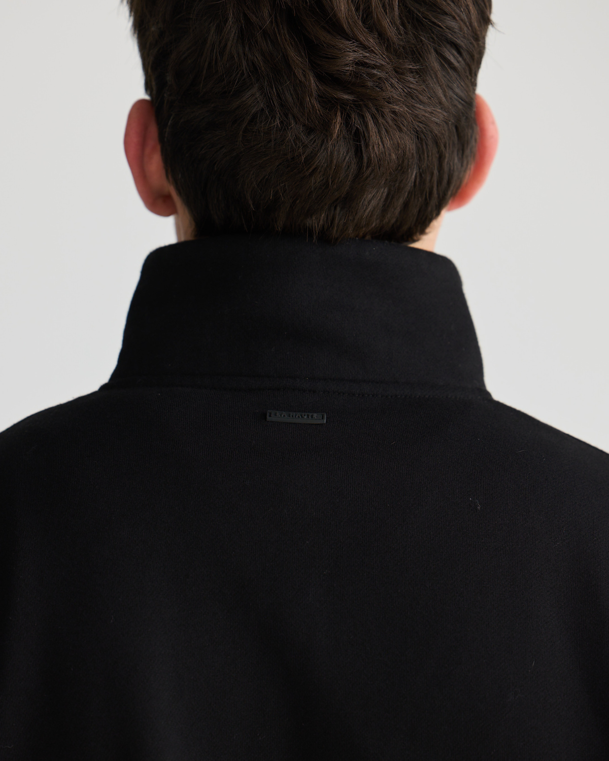 Black Quarter Zip Jumper