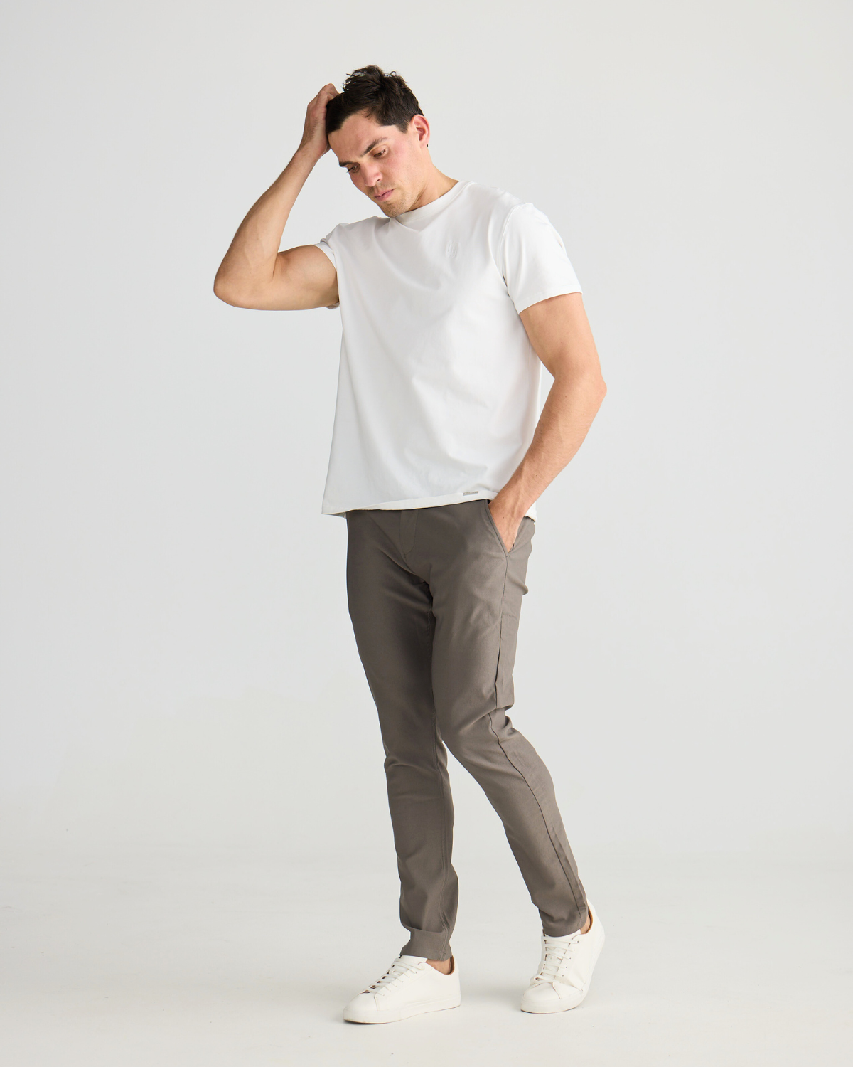 Taupe Slim Fit Chino