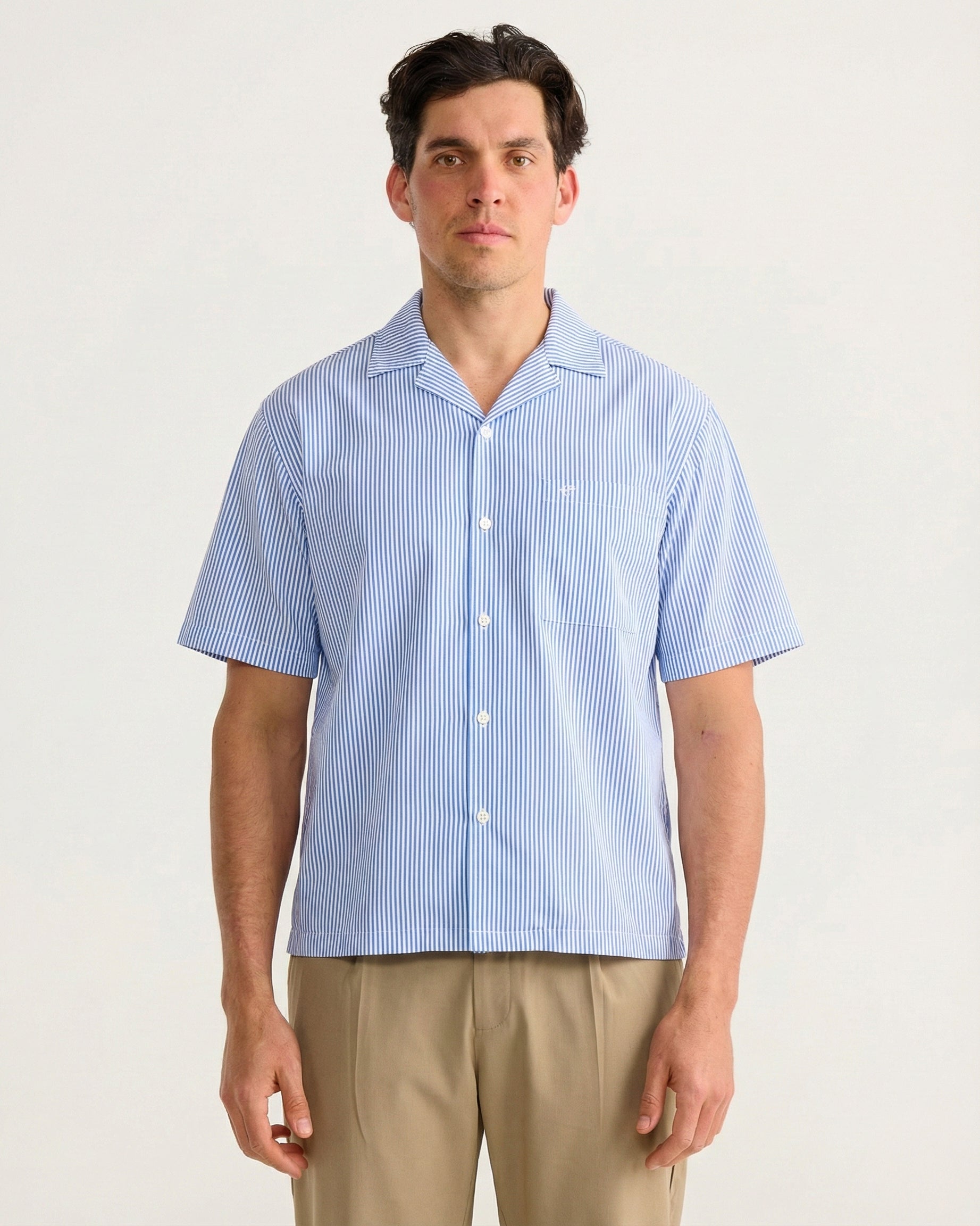Blue Short Sleeve Shirt