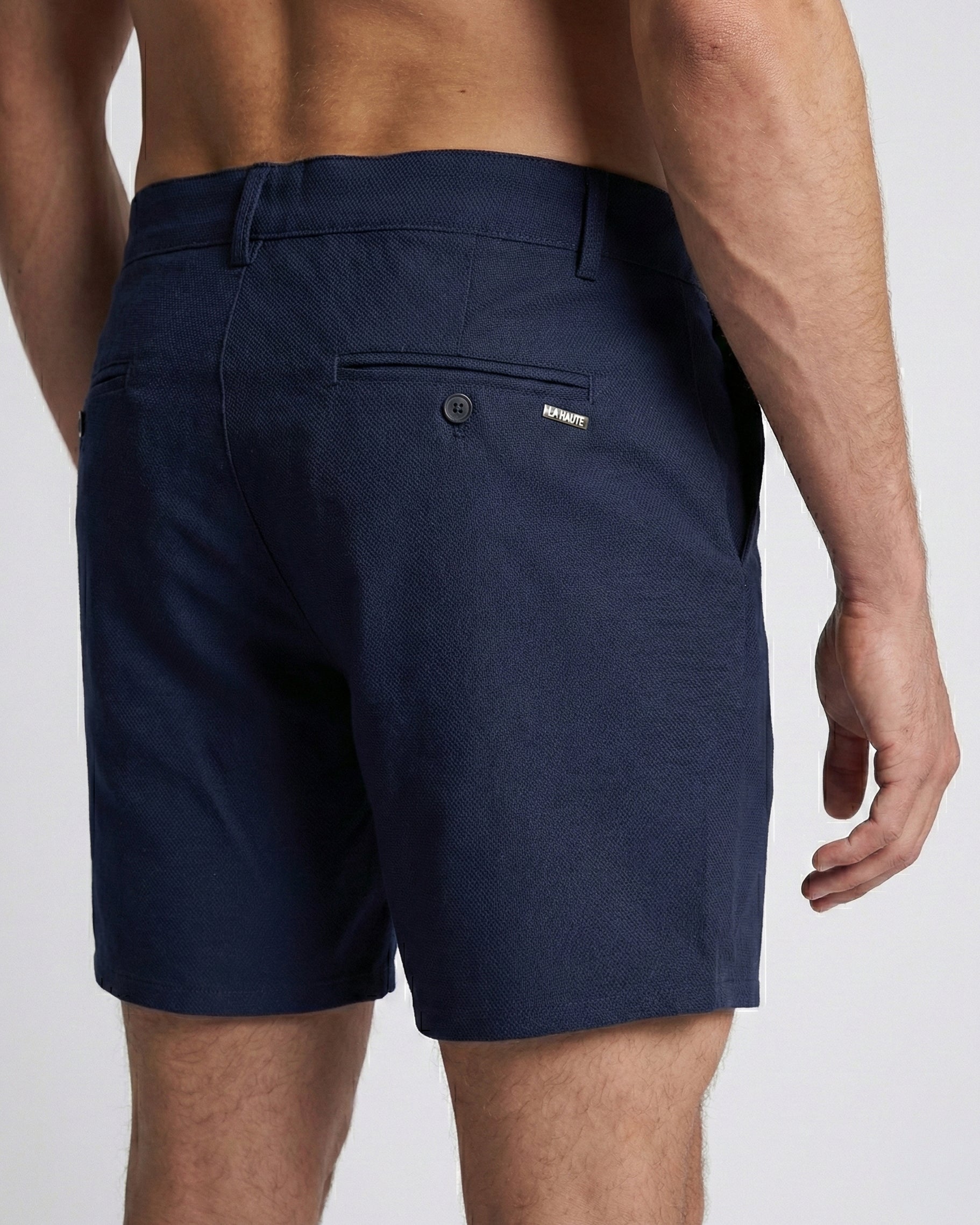 Navy Slim Fit - Stretch Chino Shorts