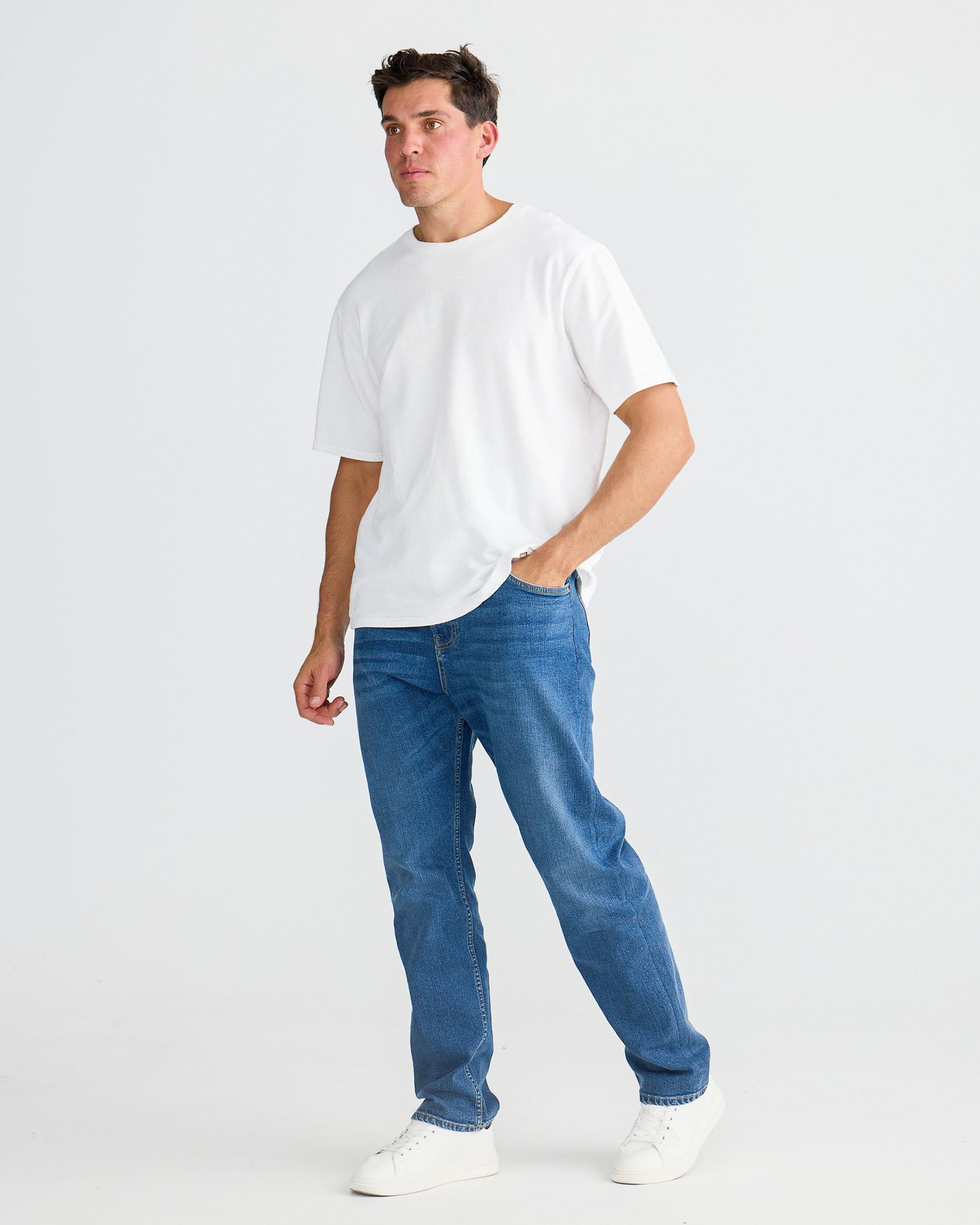 Dark Blue Relax Fit Jeans