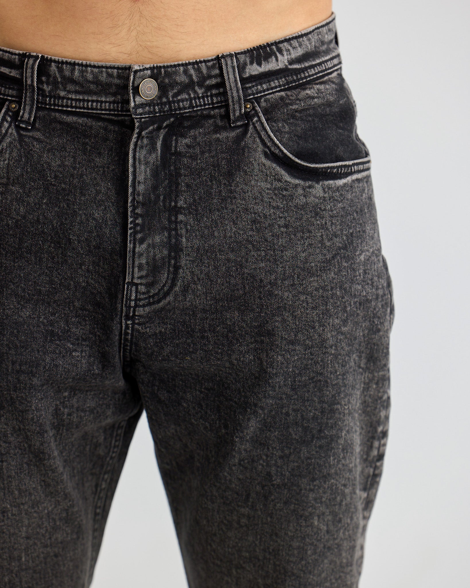 Washed Grey Relax Fit Jeans