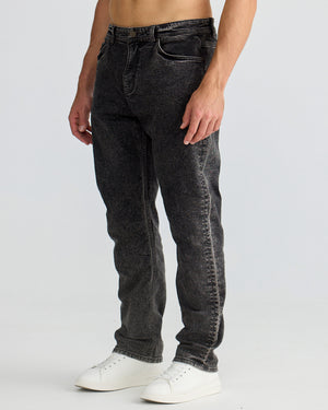 Washed Grey Relax Fit Jeans