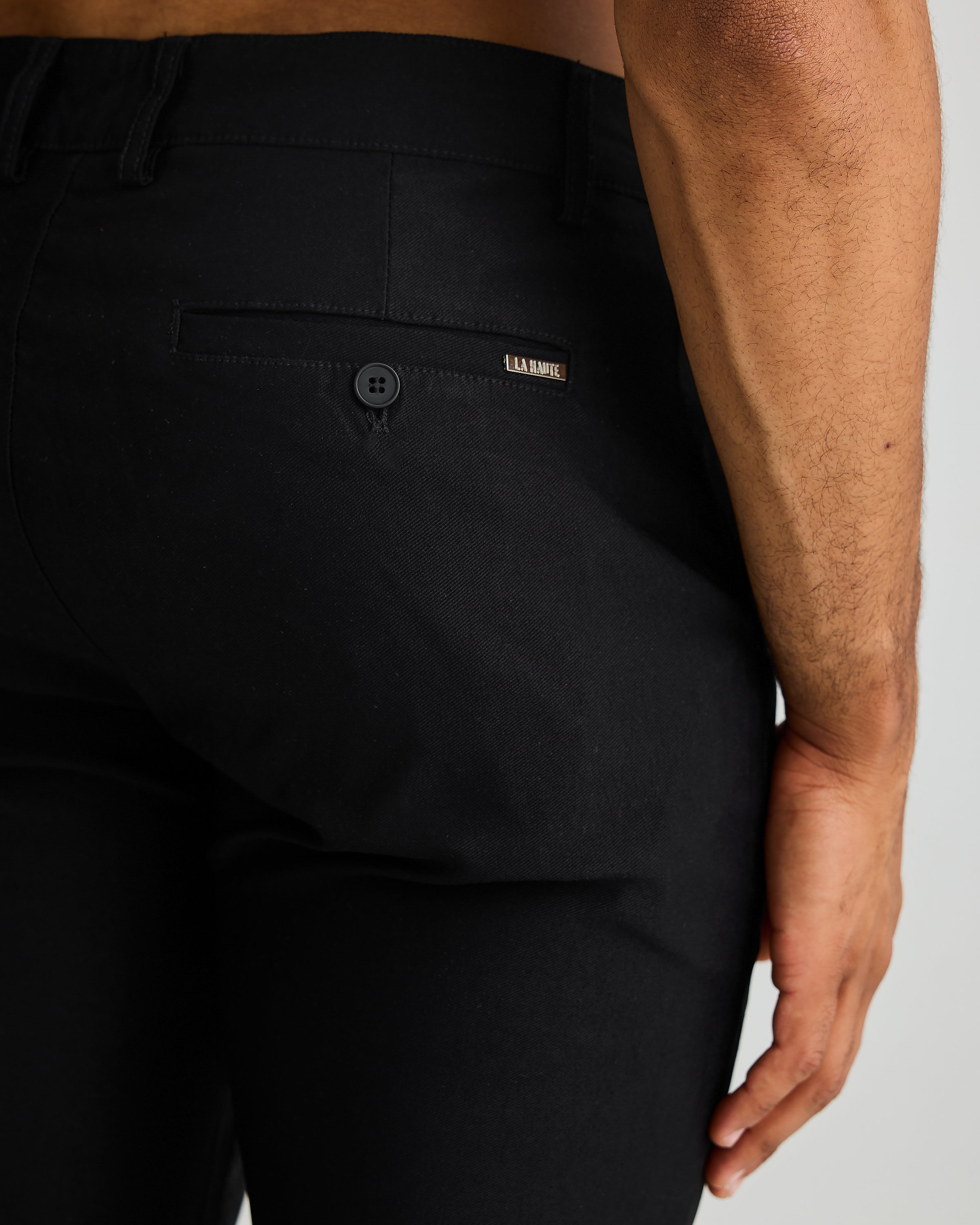 Black Slim Fit Chino