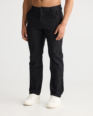 Black Relax Fit Chino