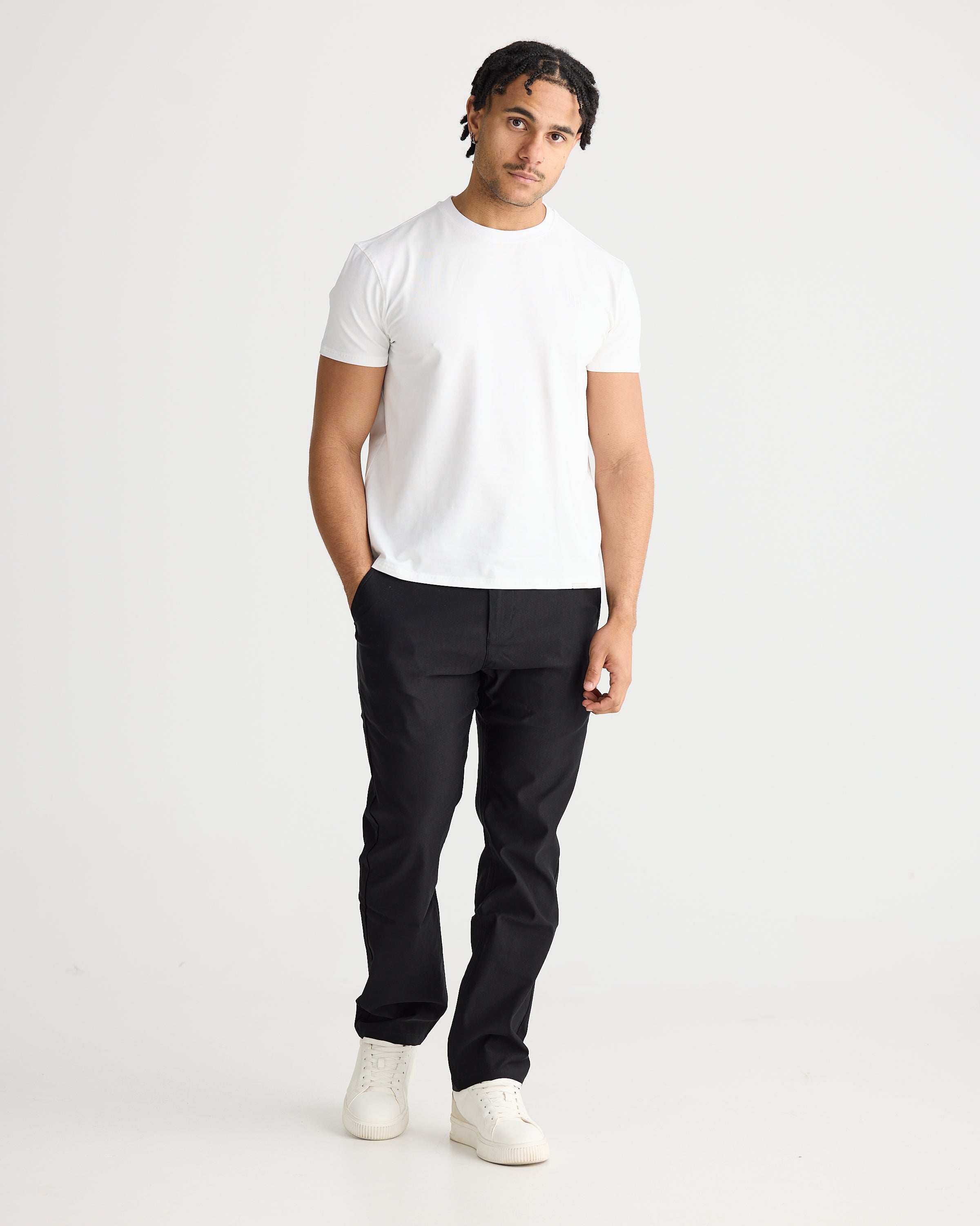 Black Relax Fit Chino