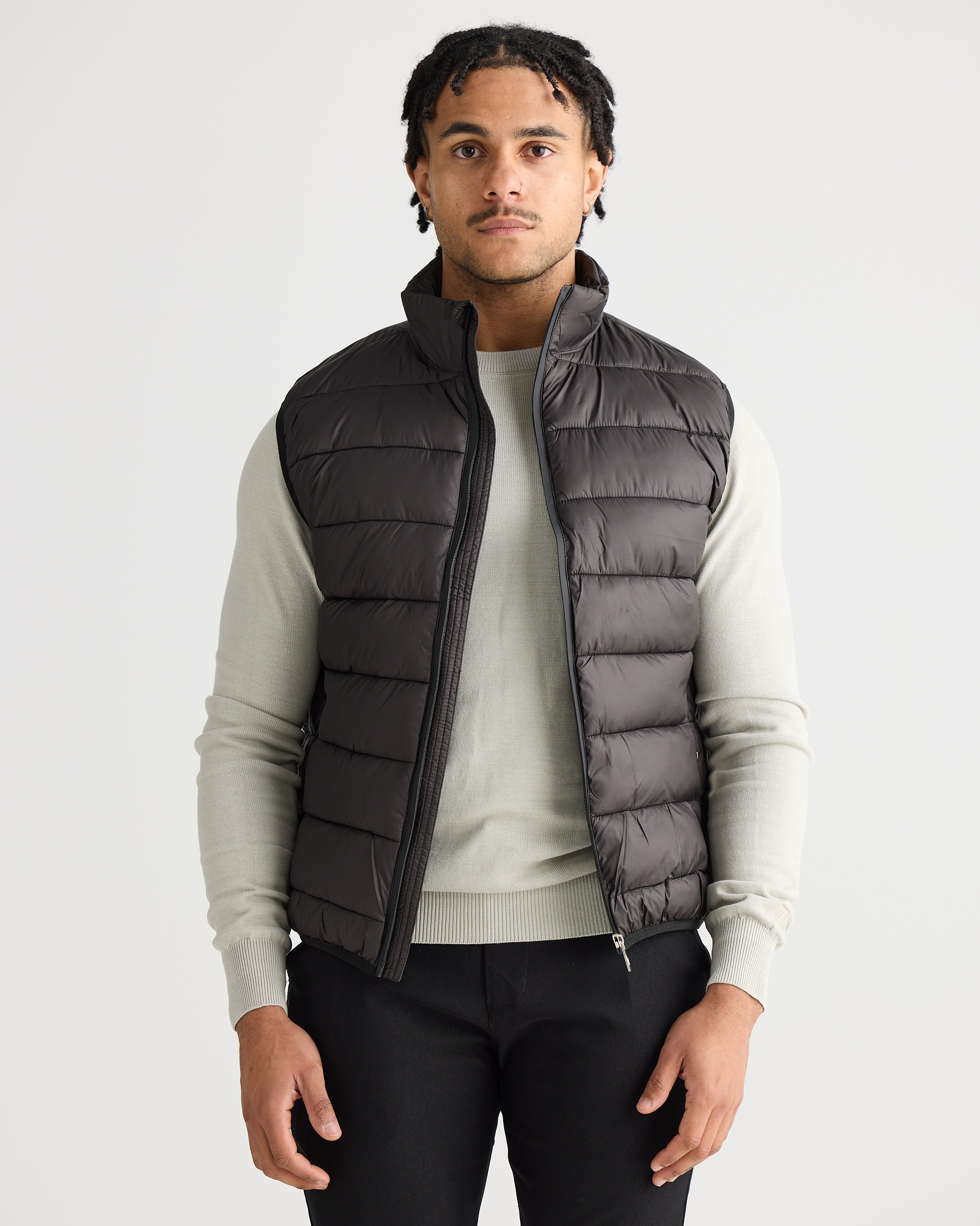 Black Puffer Vest