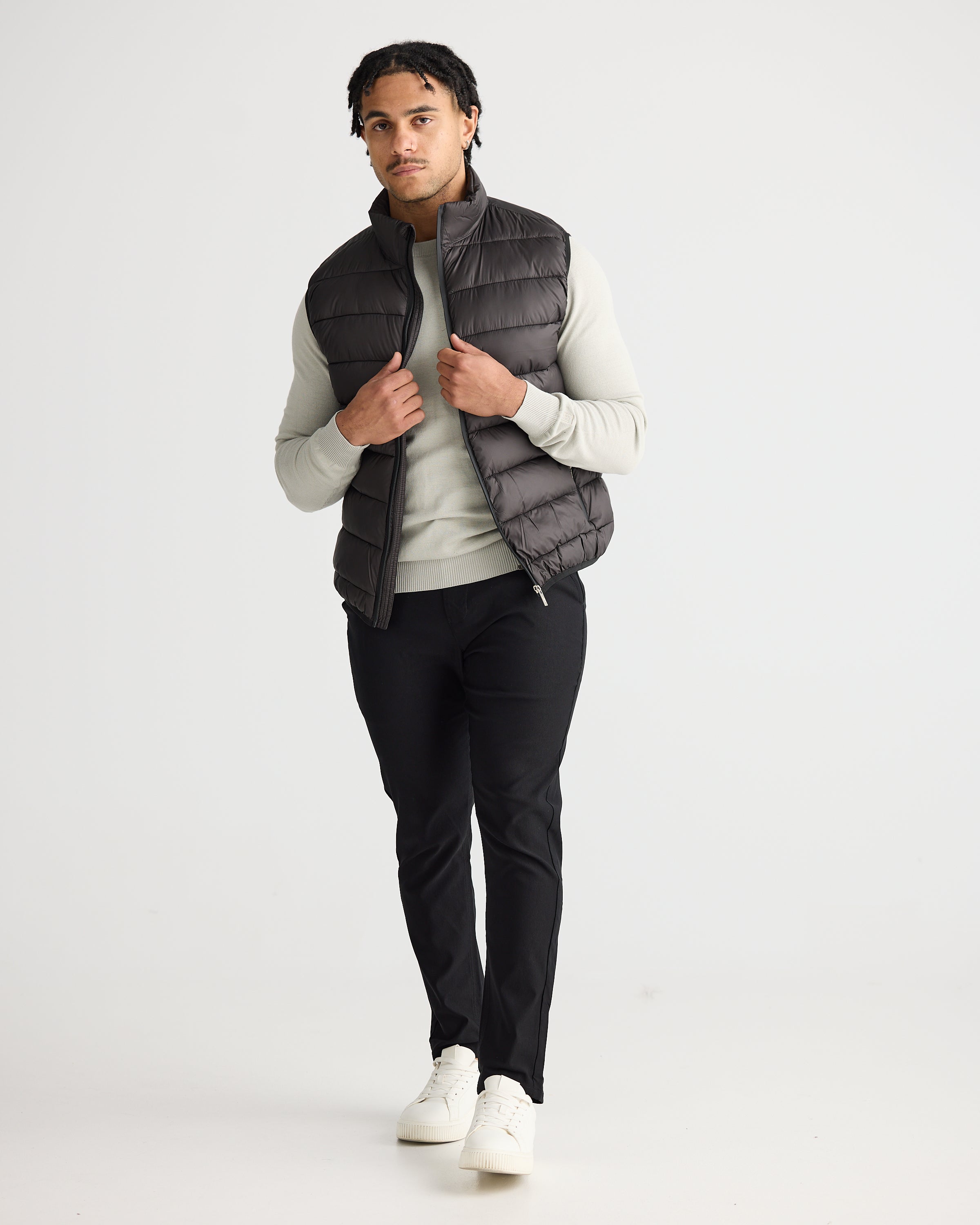 Black Puffer Vest