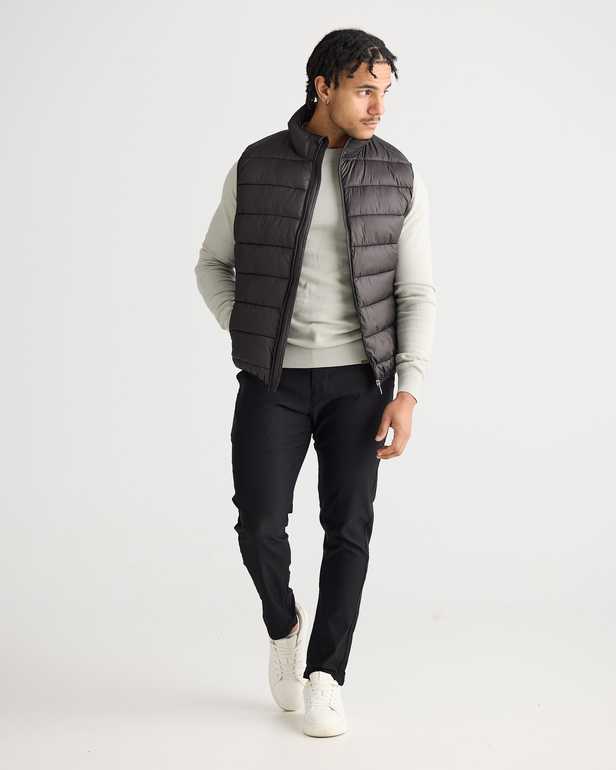 Black Puffer Vest