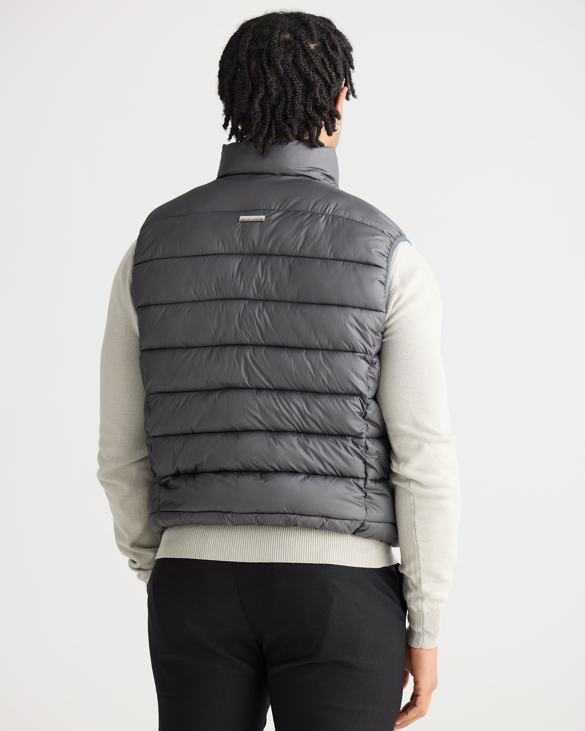 Grey Puffer Vest