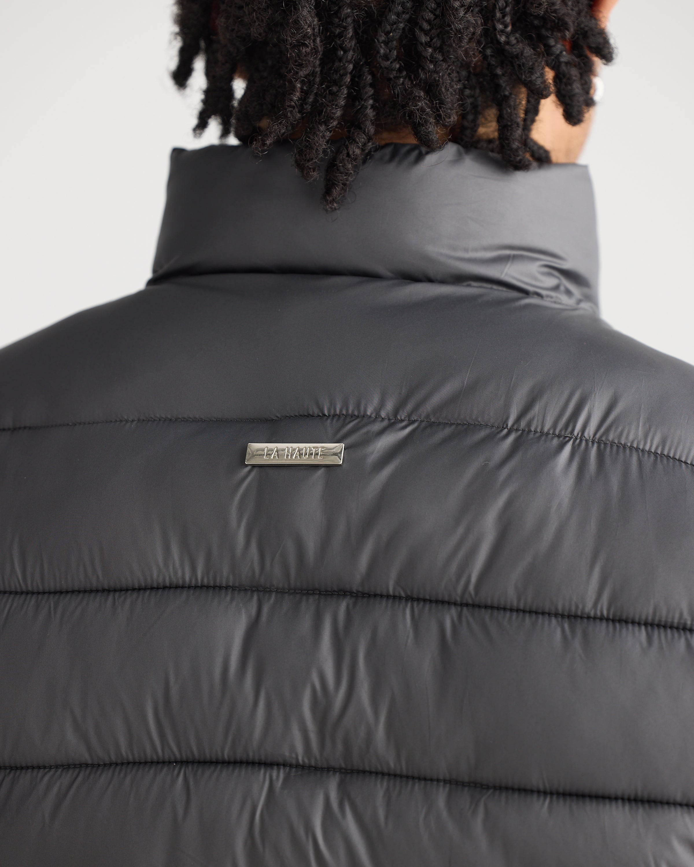 Grey Puffer Vest