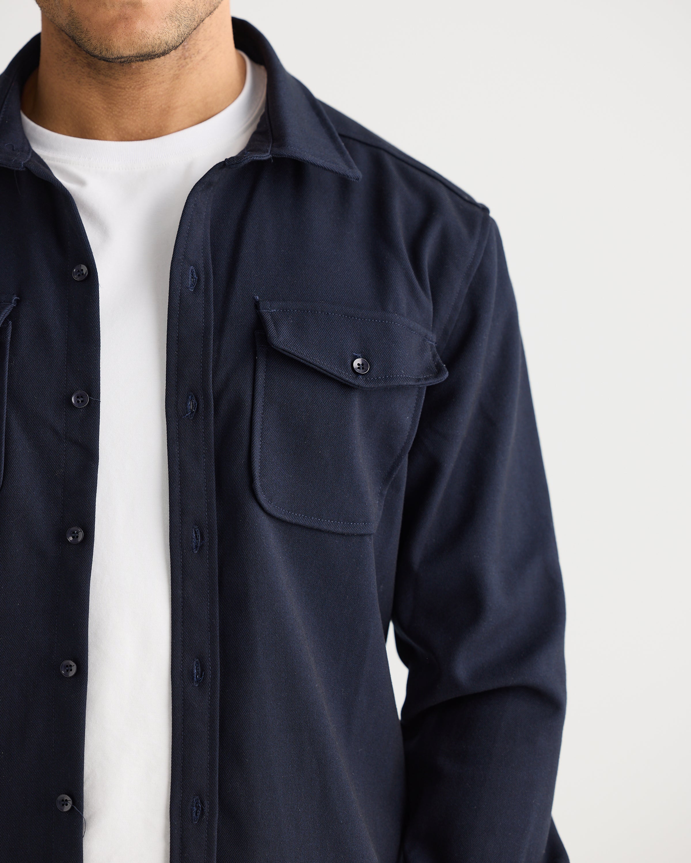 Navy Overshirt