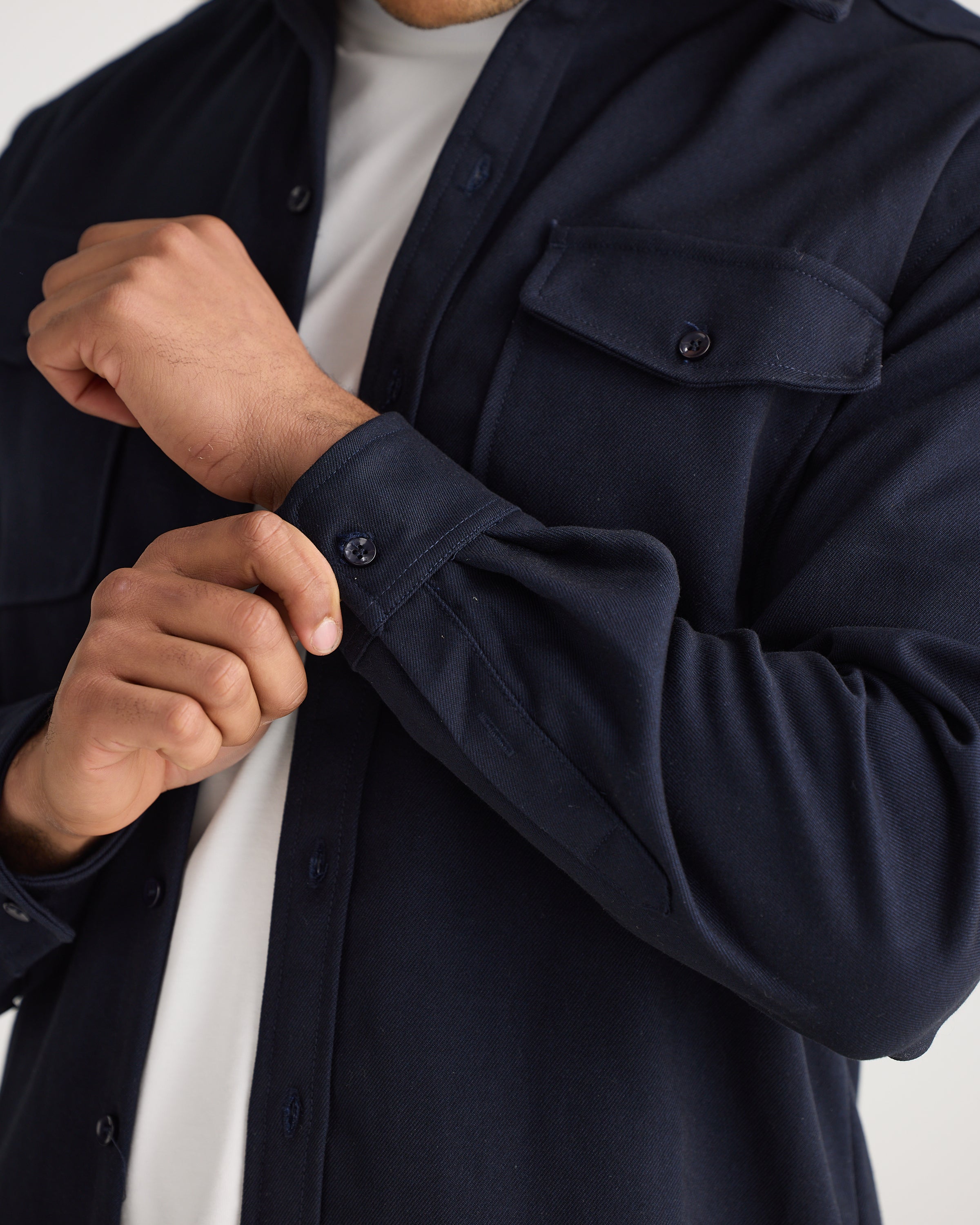 Navy Overshirt