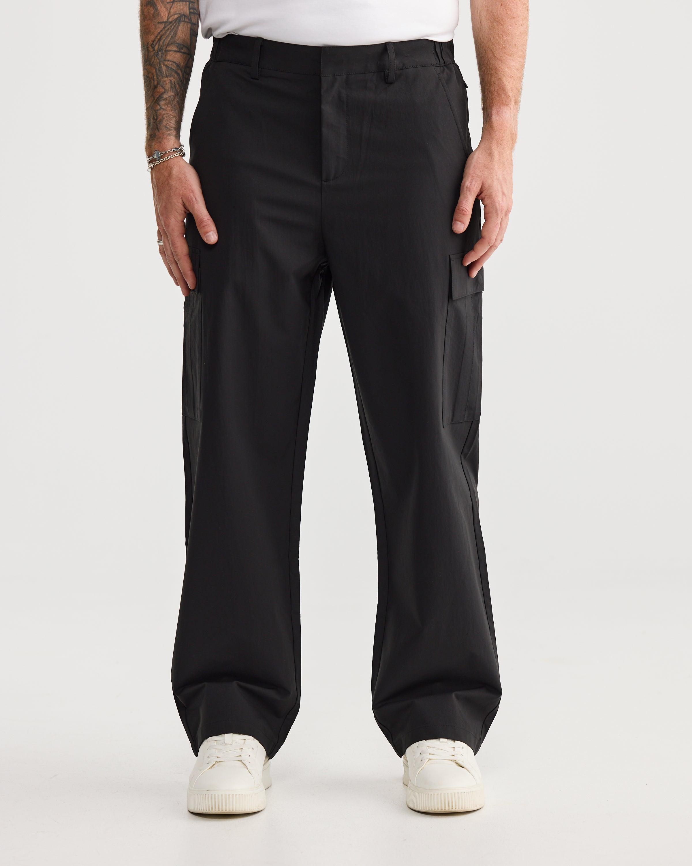 Black Baggy Cargo Pant