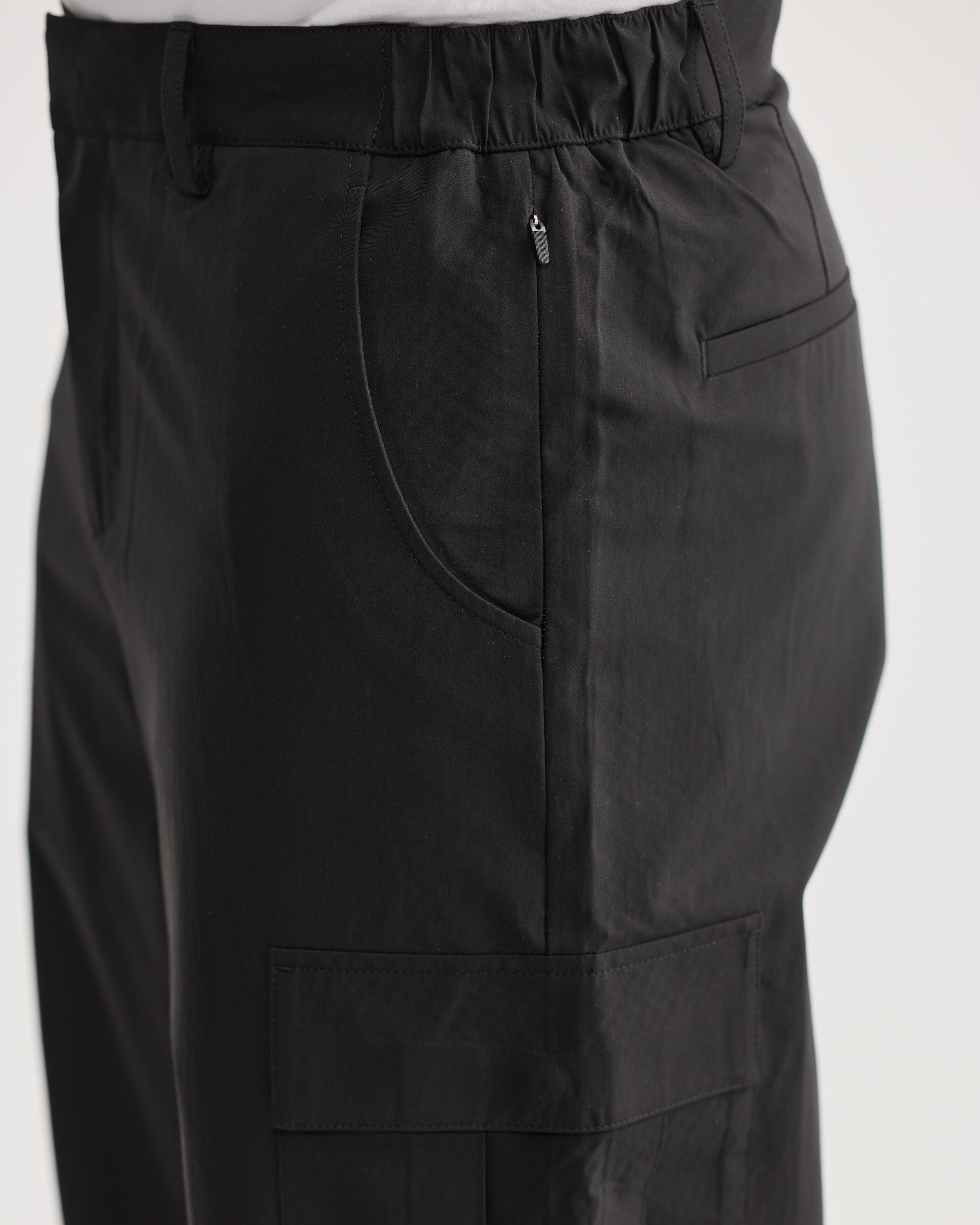 Black Baggy Cargo Pant