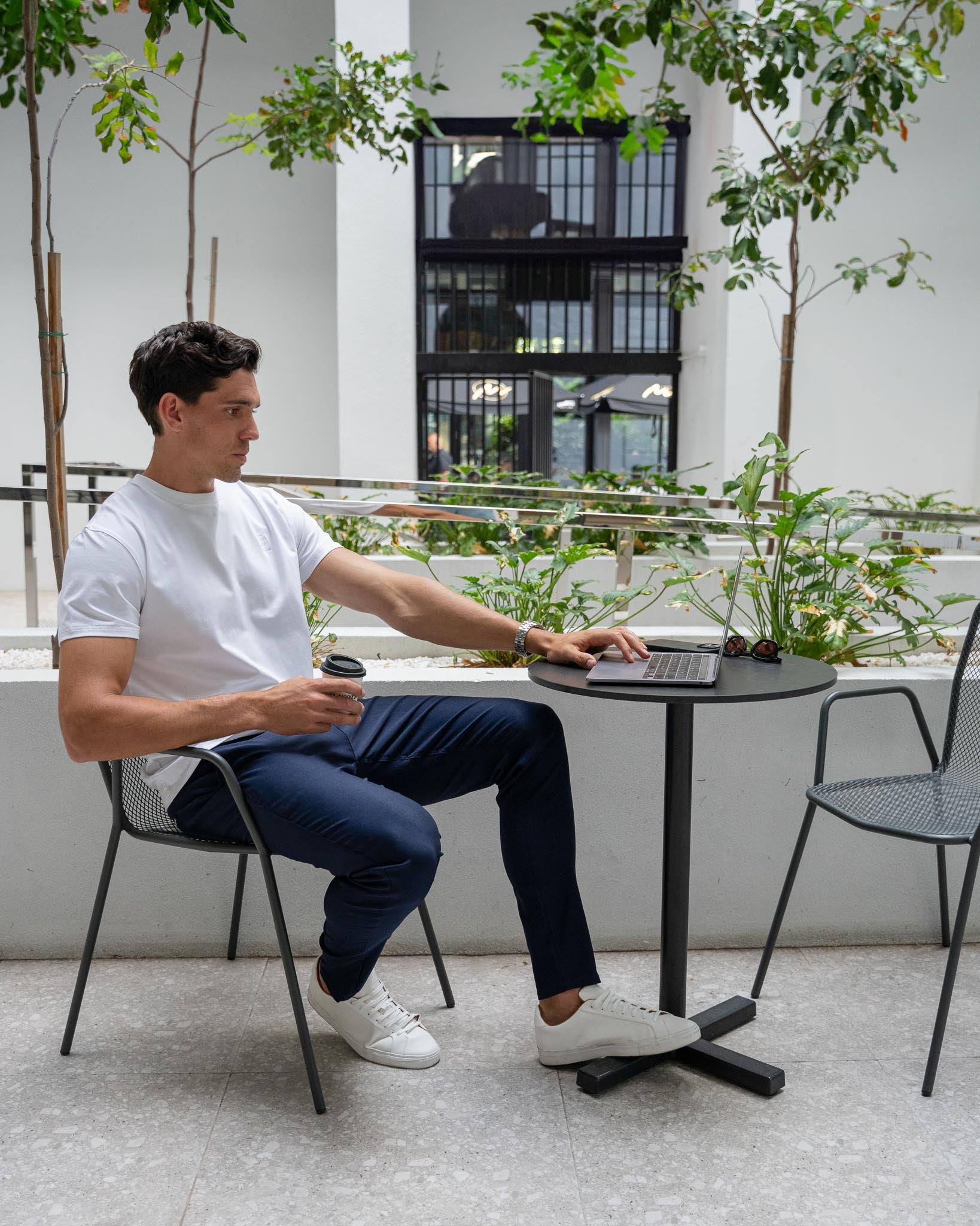 Navy Slim Fit Chino
