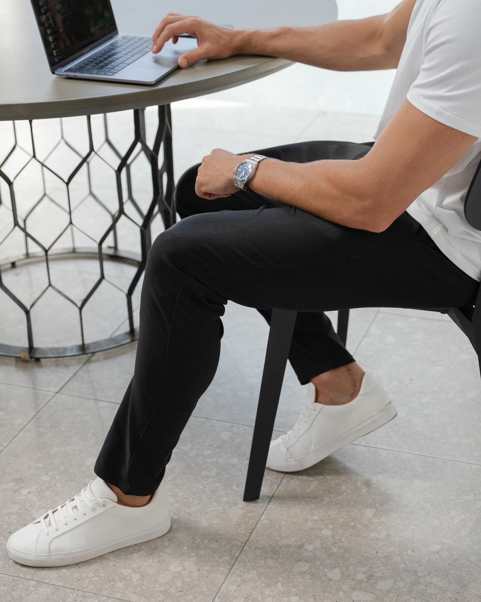 Black Slim Fit Chino