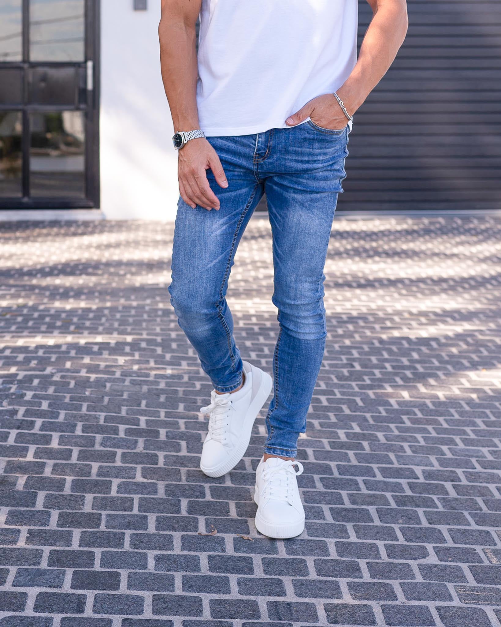 Dark Blue Skinny Fit Jeans