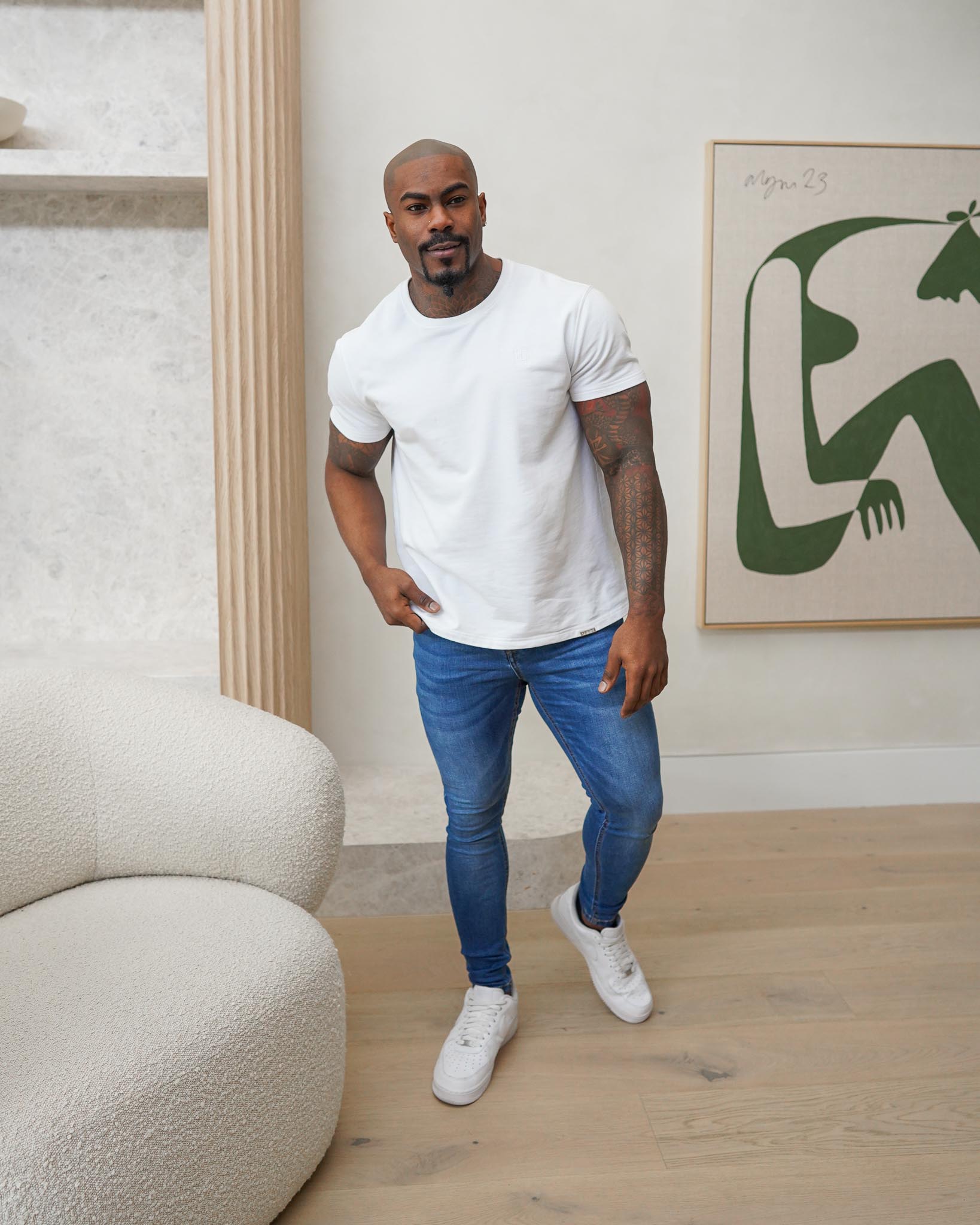 Dark Blue Skinny Fit Jeans