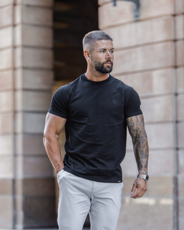 Slim Fit Tee | Black