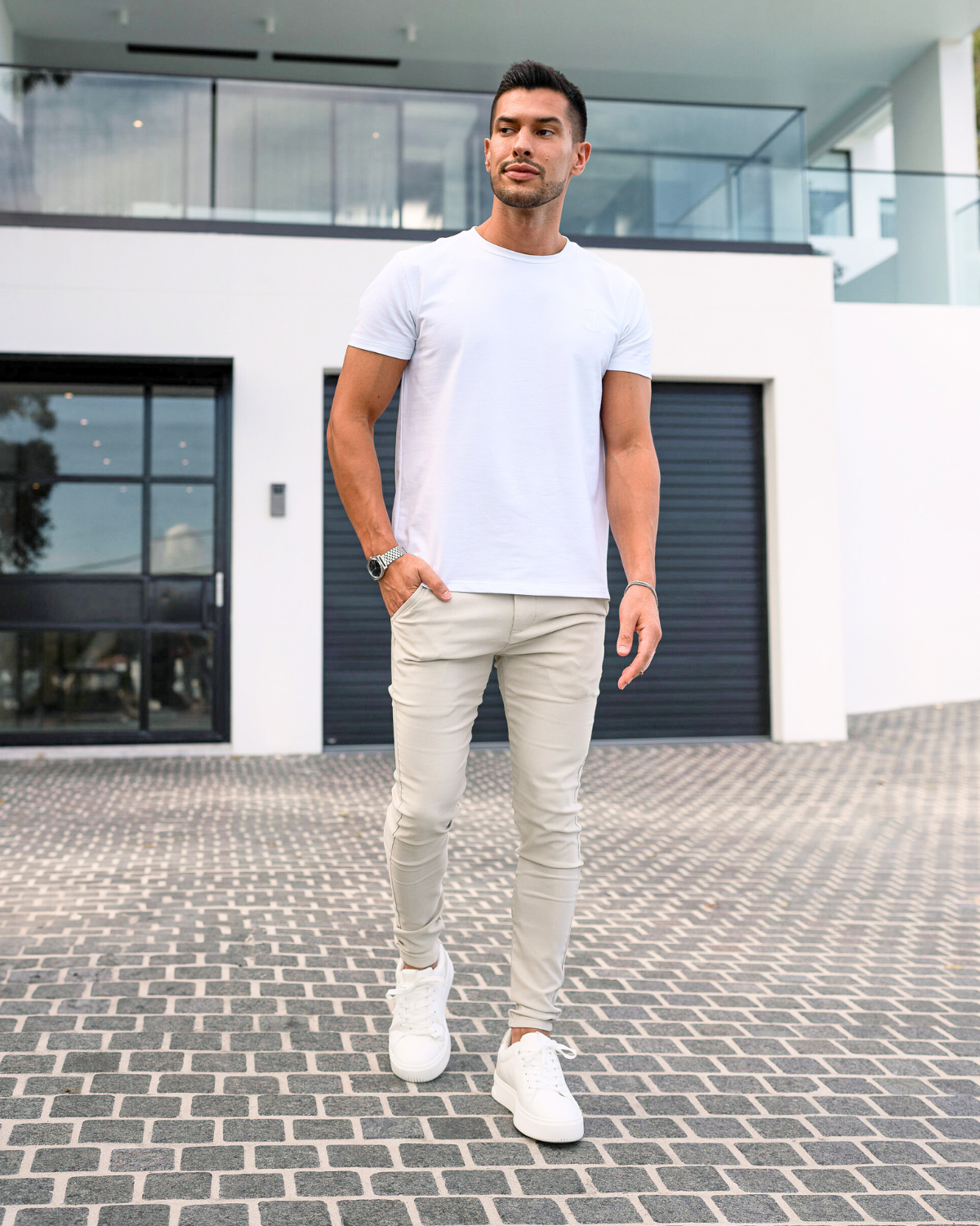 Sand Skinny Fit Chino
