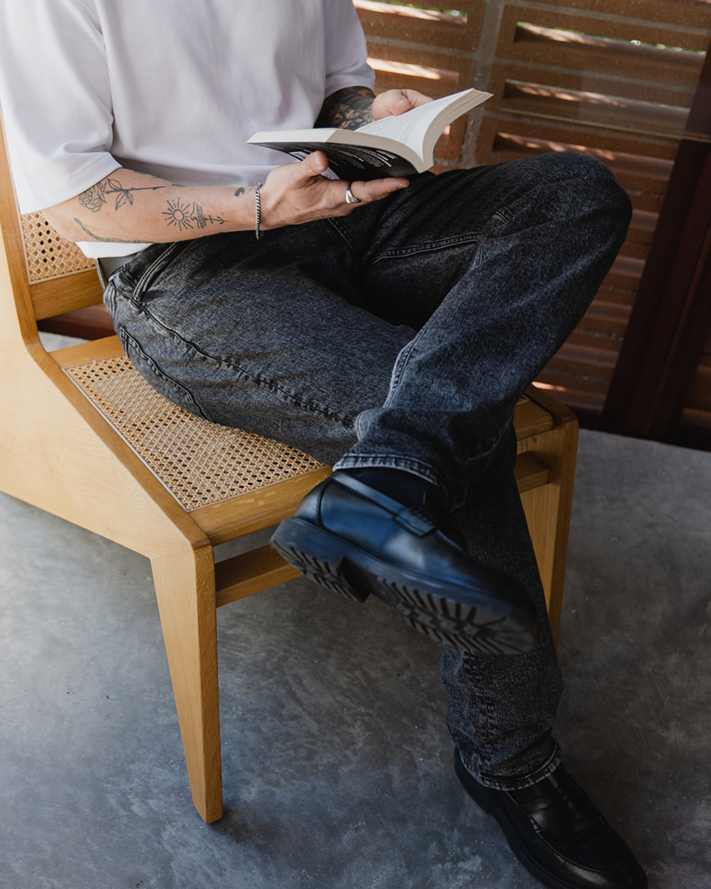 Washed Grey Relax Fit Jeans