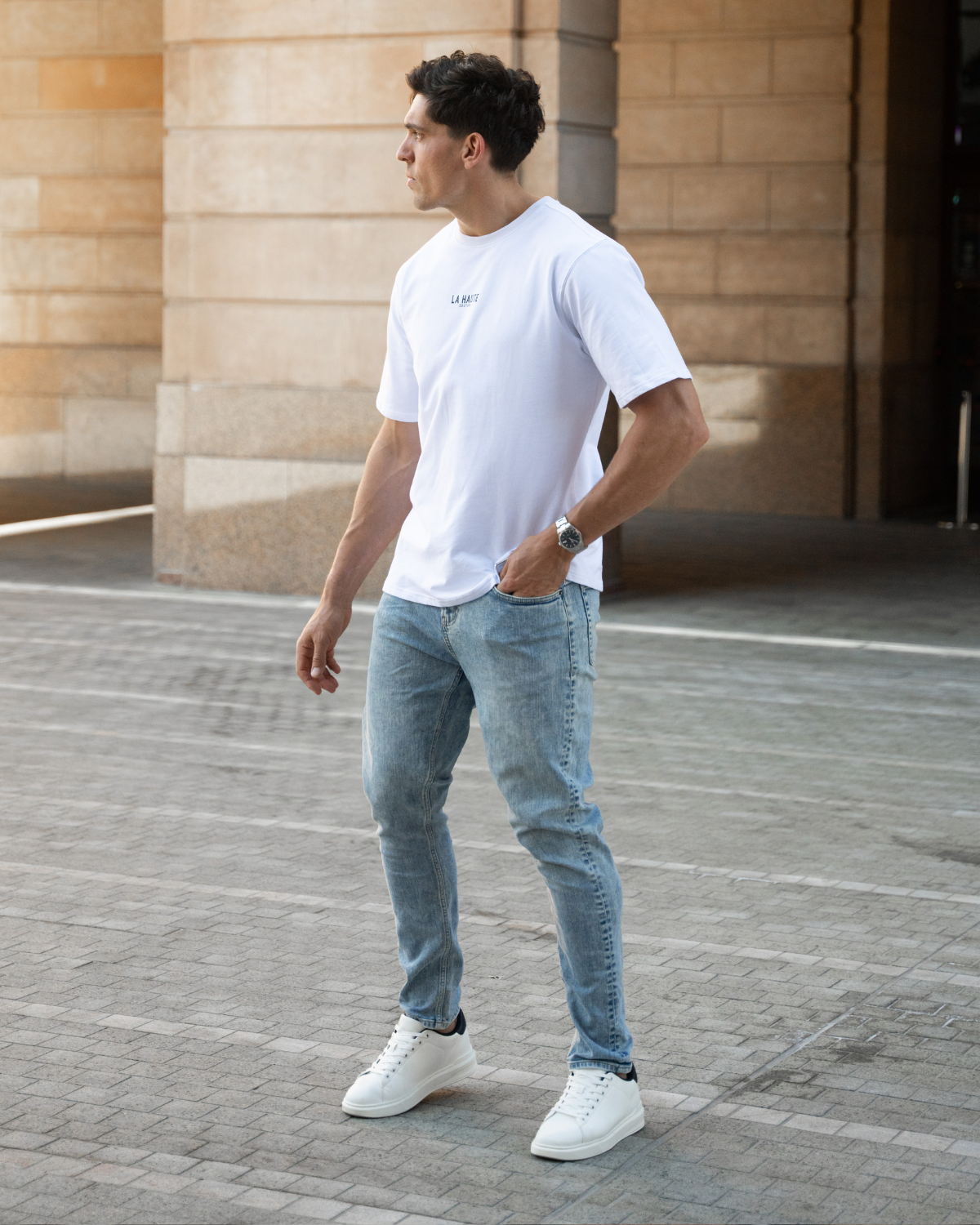 Signature Logo Tee | White