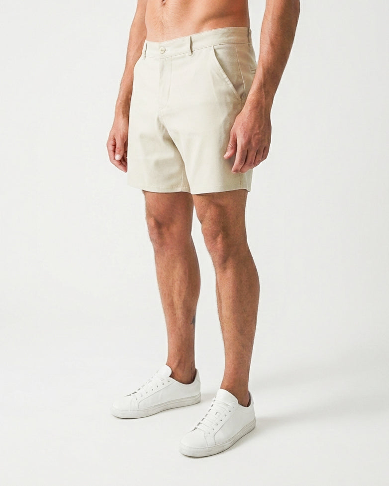 Sand Slim Fit - Stretch Chino Shorts