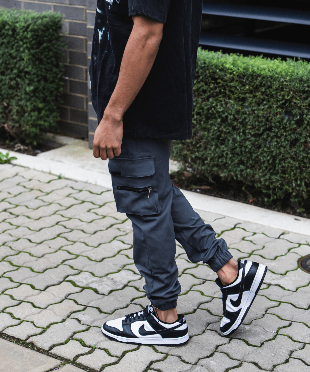 Charcoal Cargo Pants V2