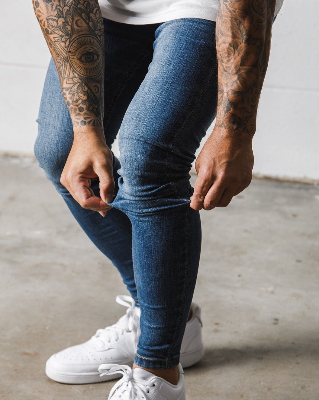 Dark Blue Skinny Fit Jeans