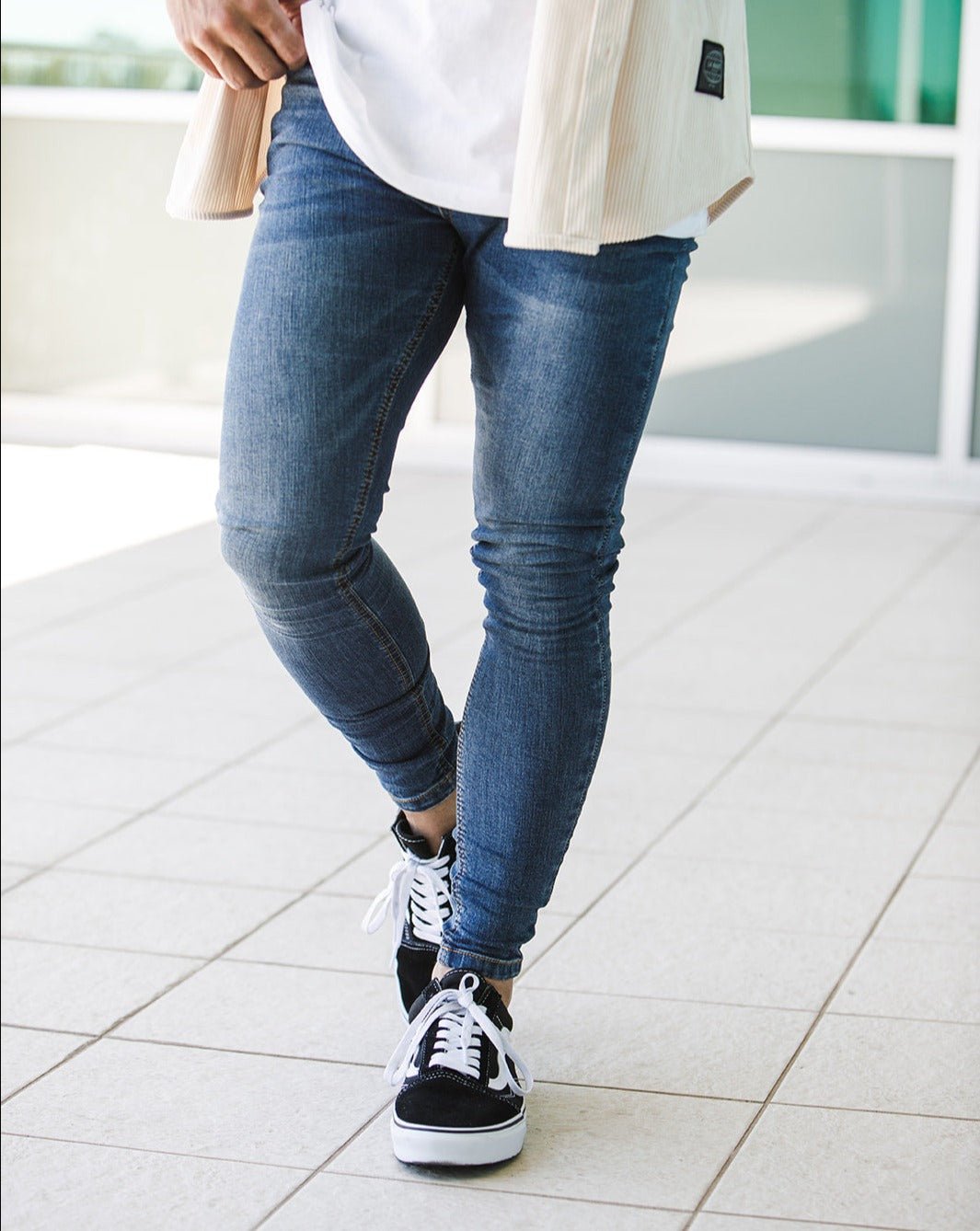 Dark Blue Skinny Fit Jeans