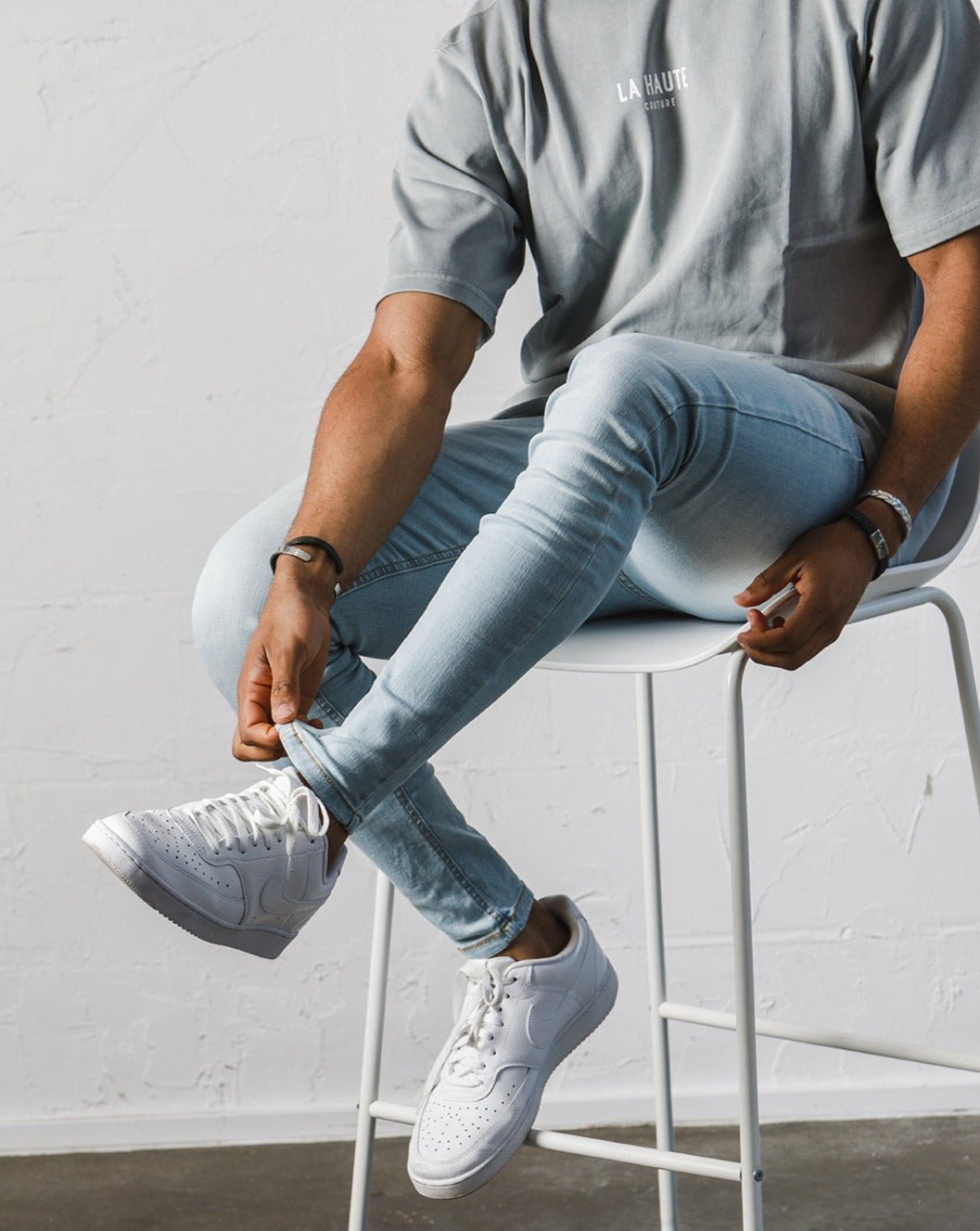 Light Blue Skinny Fit Jeans