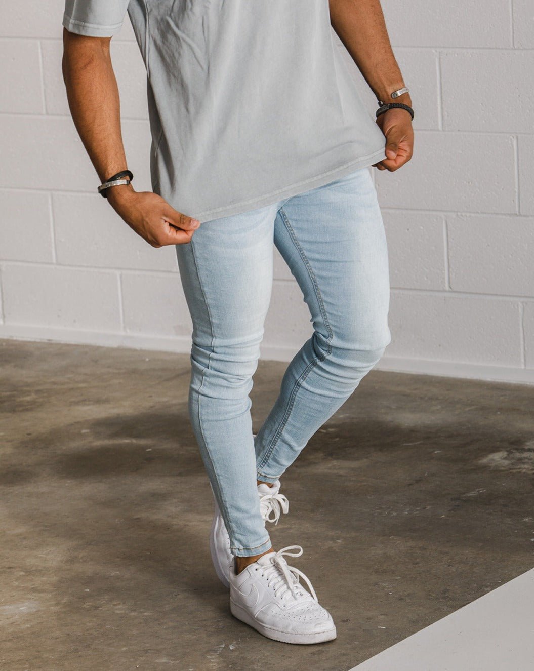 Light Blue Skinny Fit Jeans