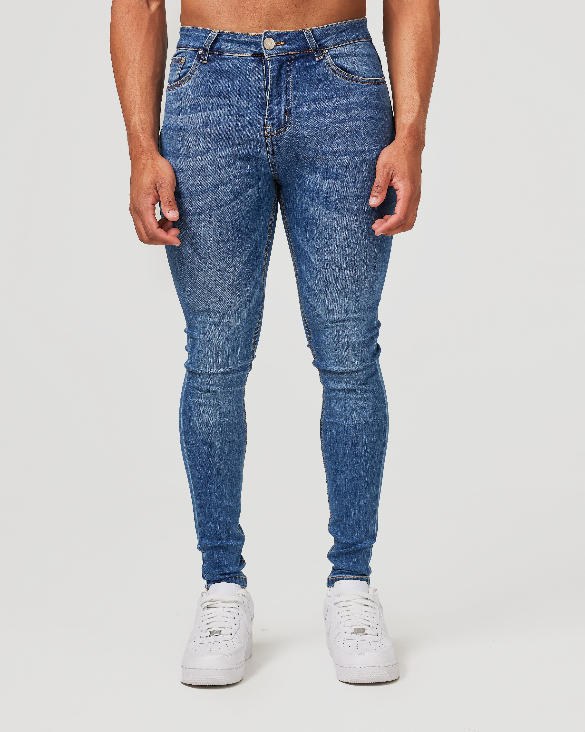 Dark Blue Skinny Fit Jeans
