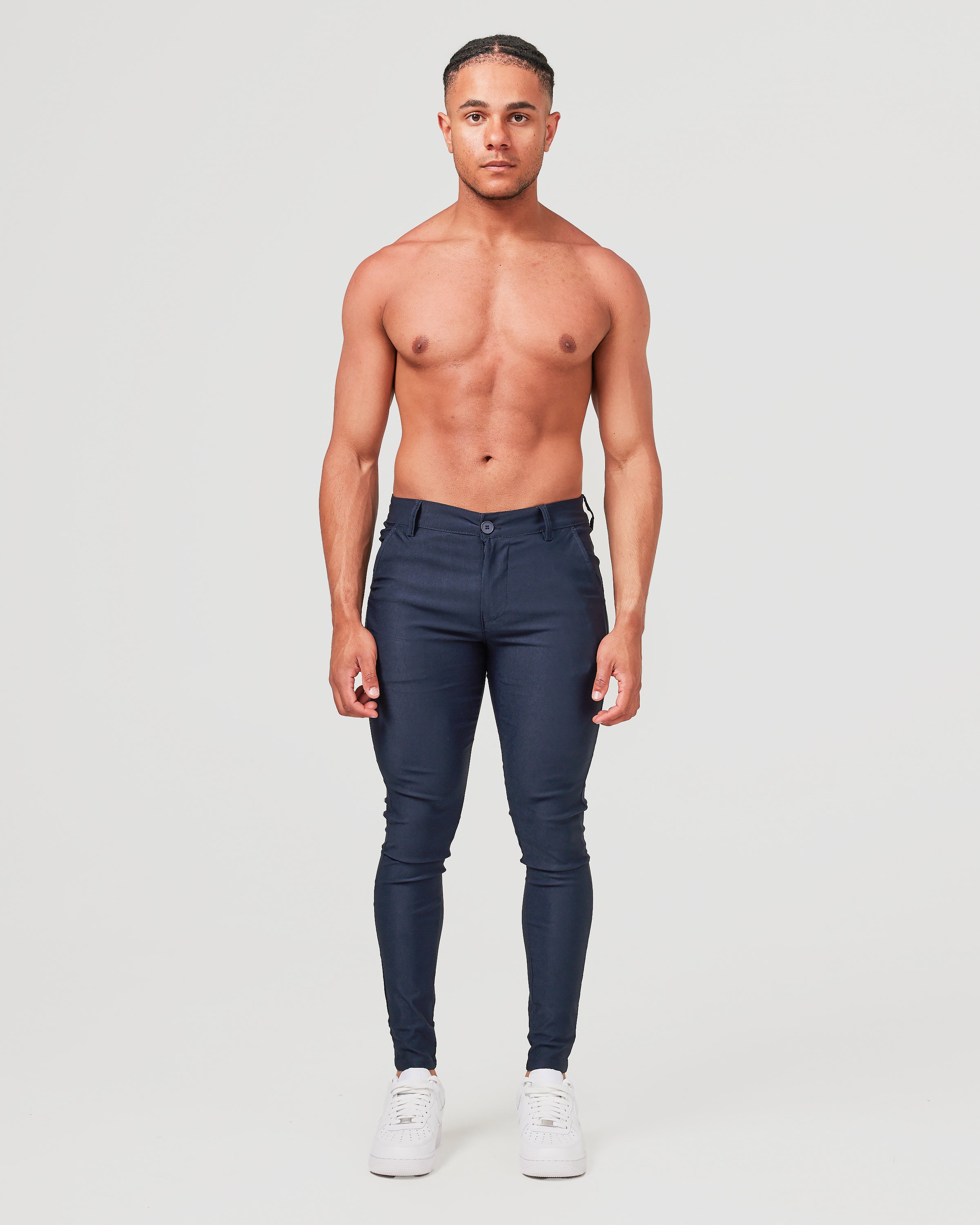 Navy Skinny Fit Chino