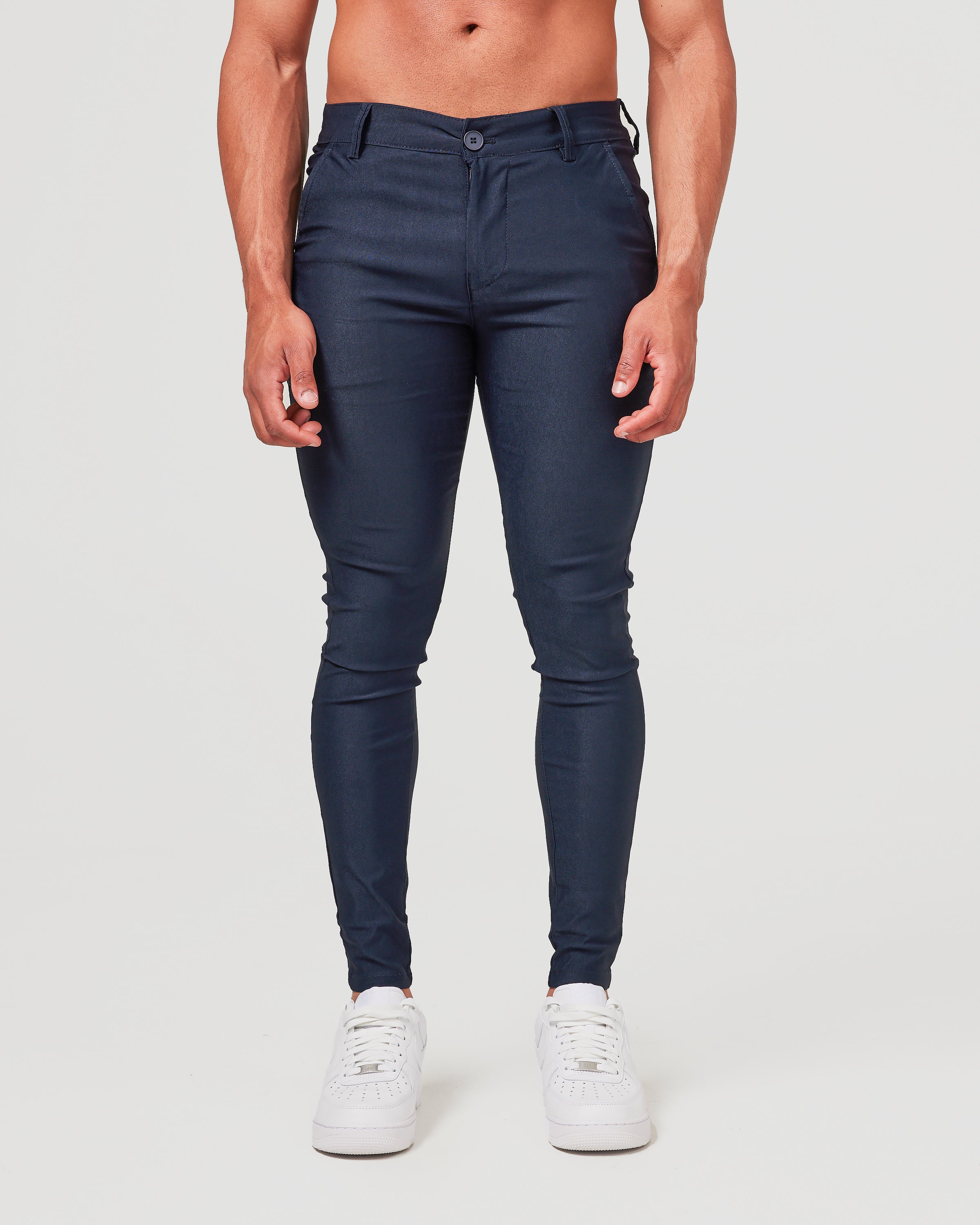 Navy Skinny Fit Chino