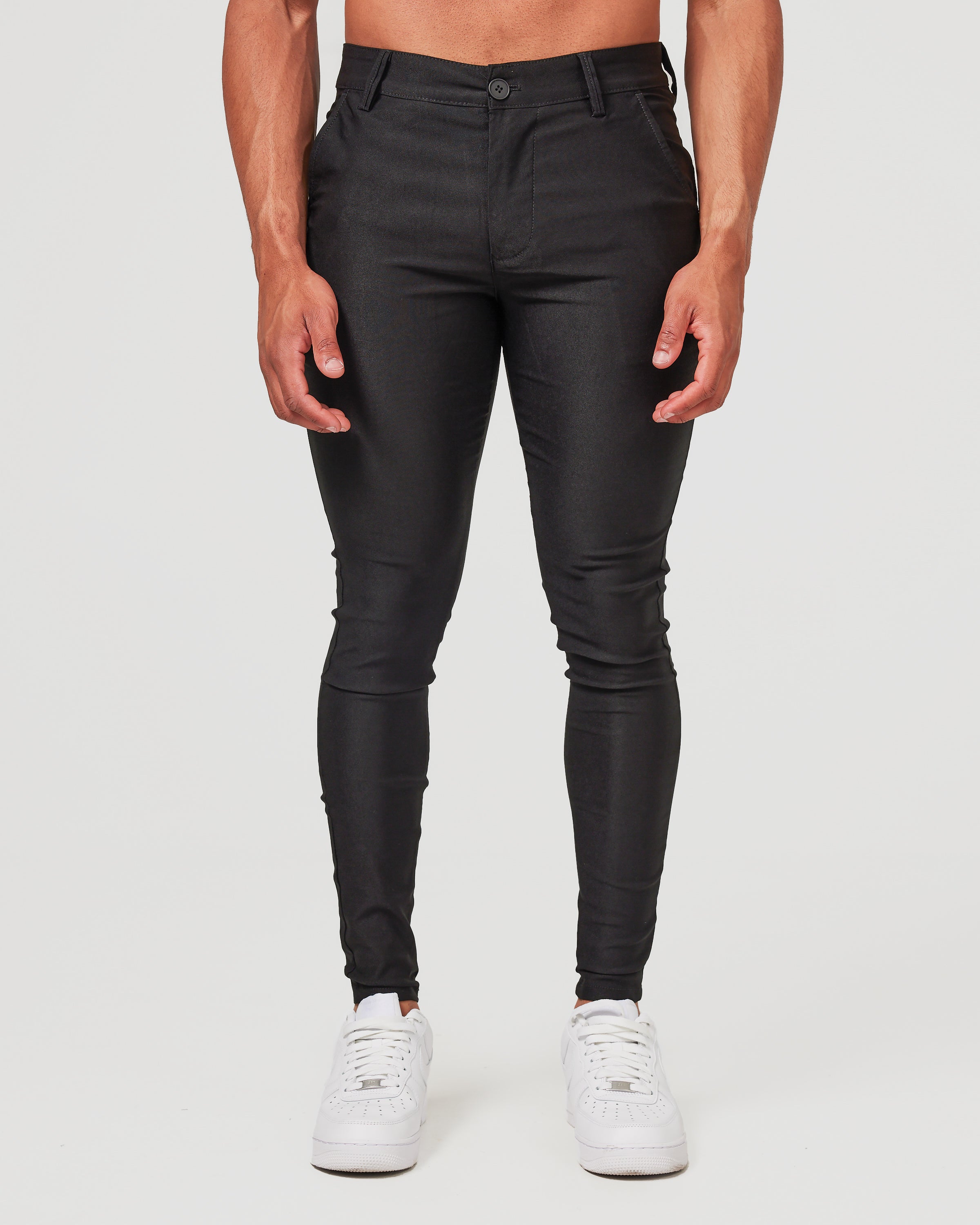Black Skinny Fit Chino