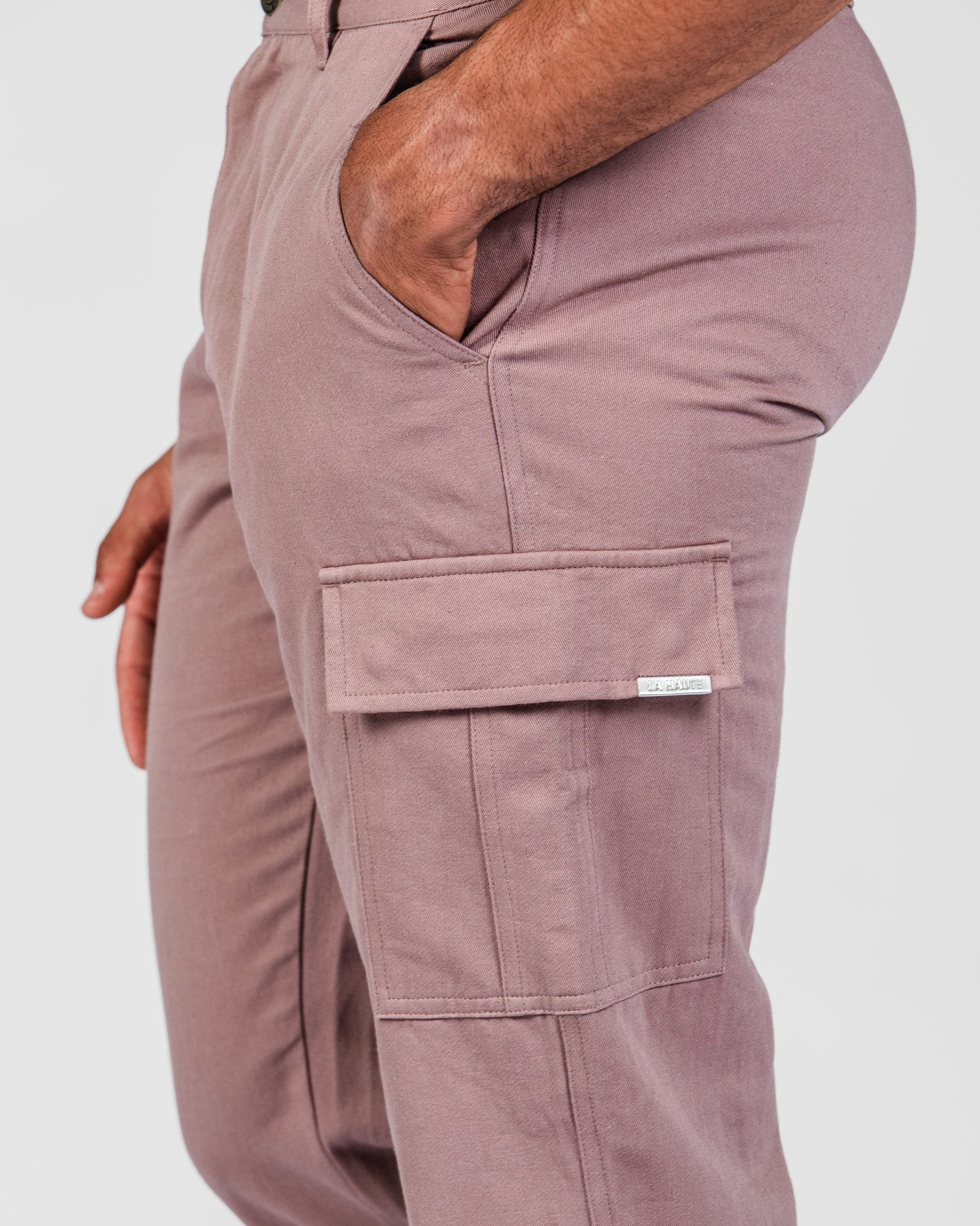 Brown Relaxed Cargo Pants