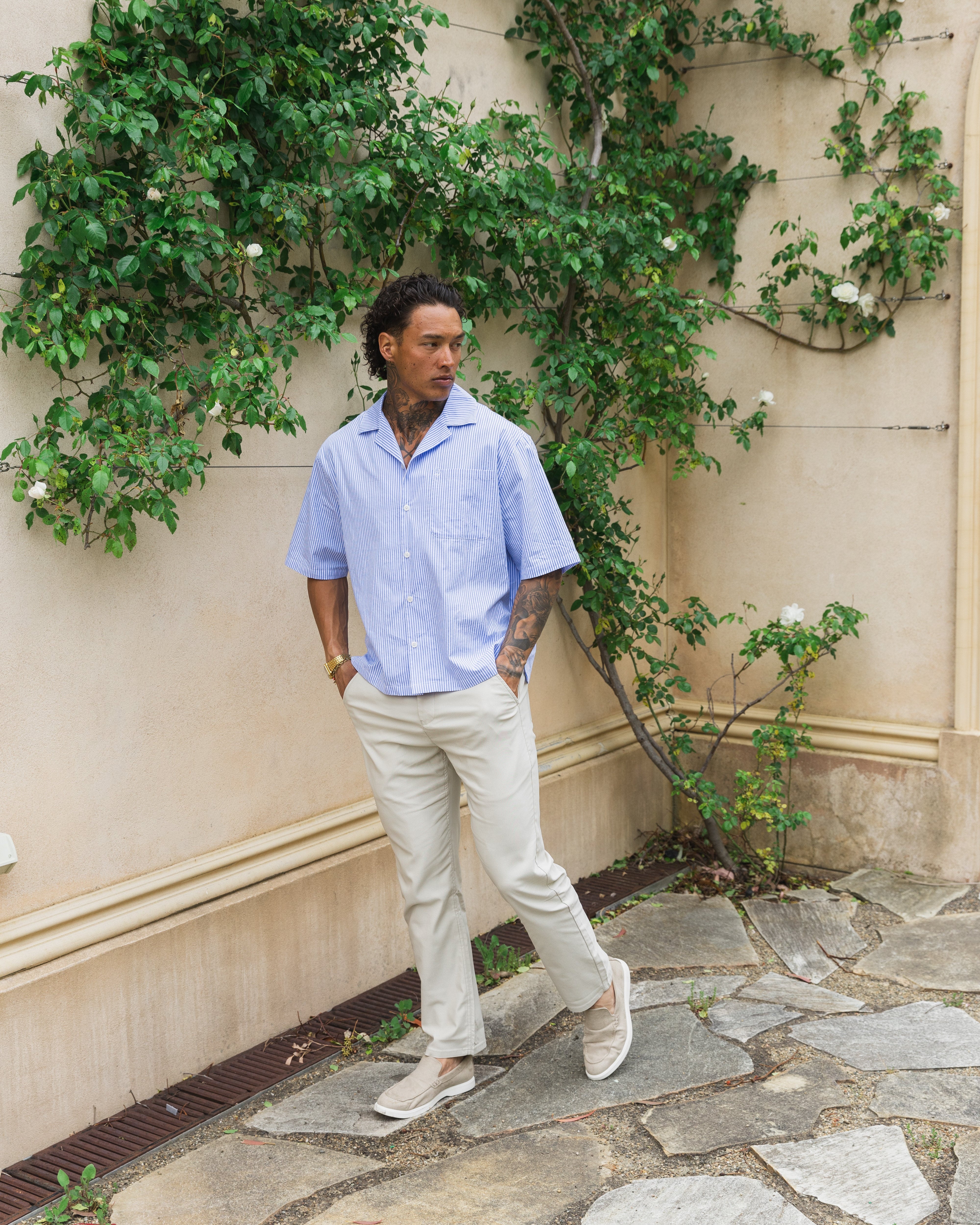 Blue Short Sleeve Shirt