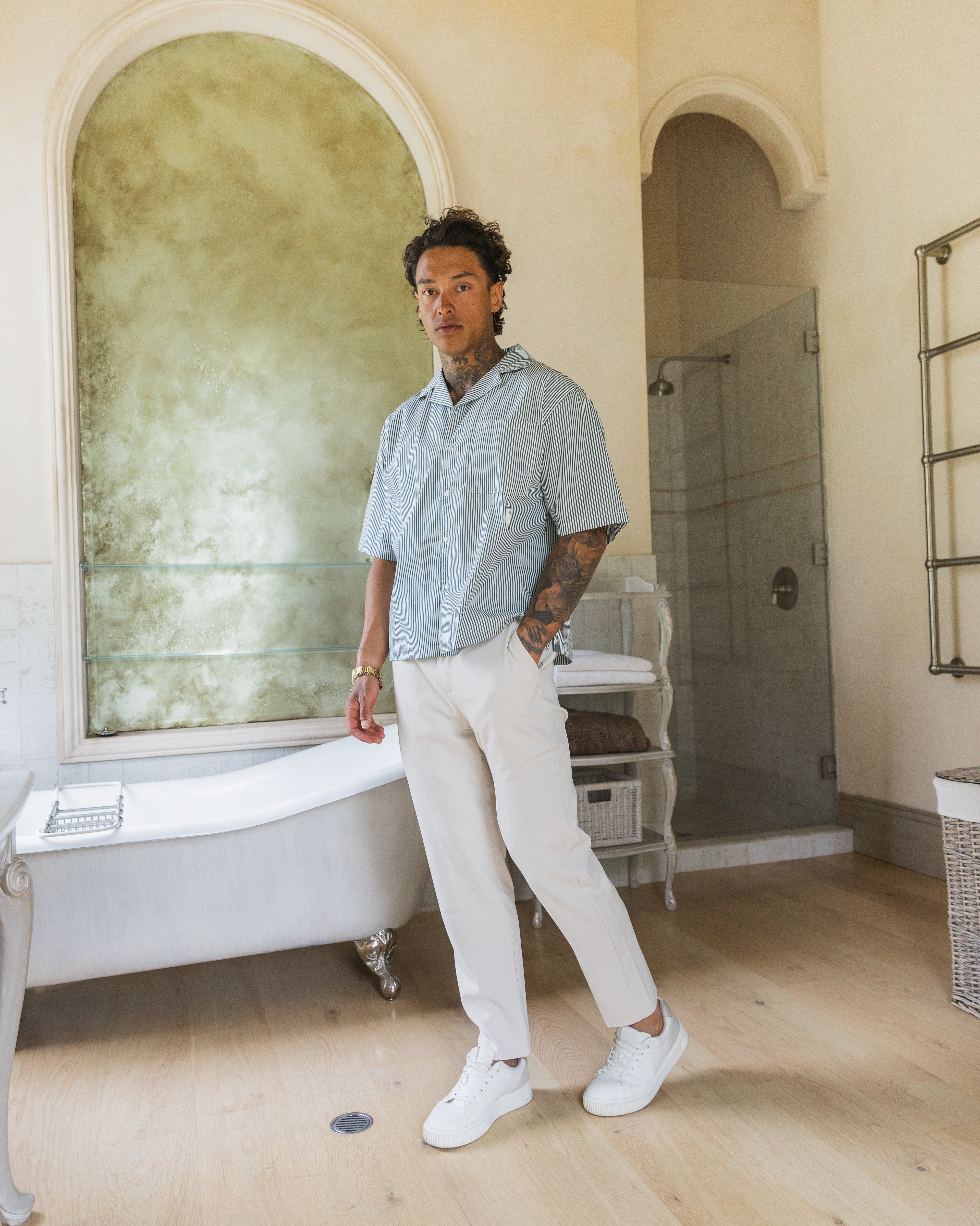 Green Short Sleeve Shirt